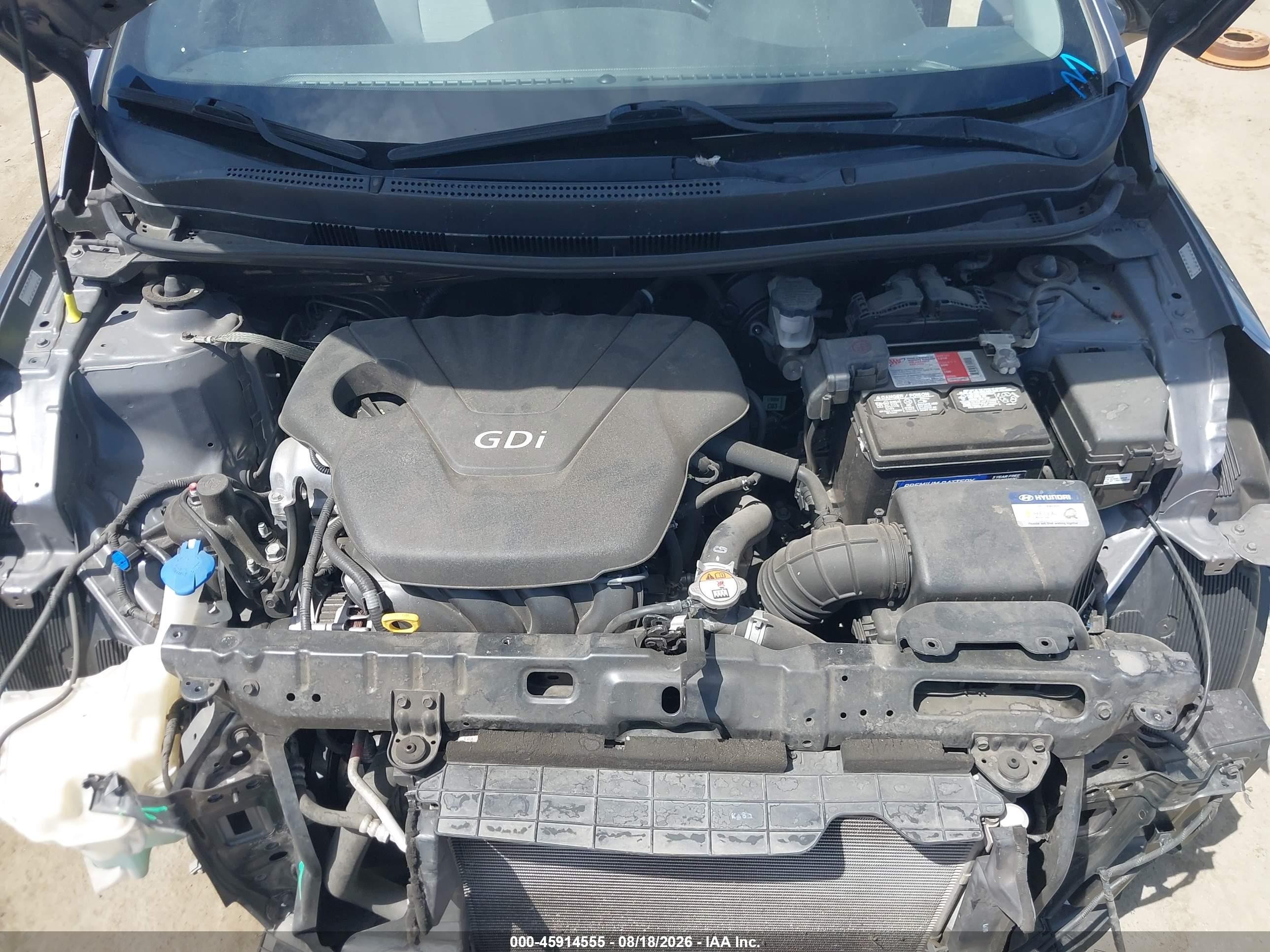 2015 Hyundai Accent Gls Gray vin: KMHCT4AE9FU871451