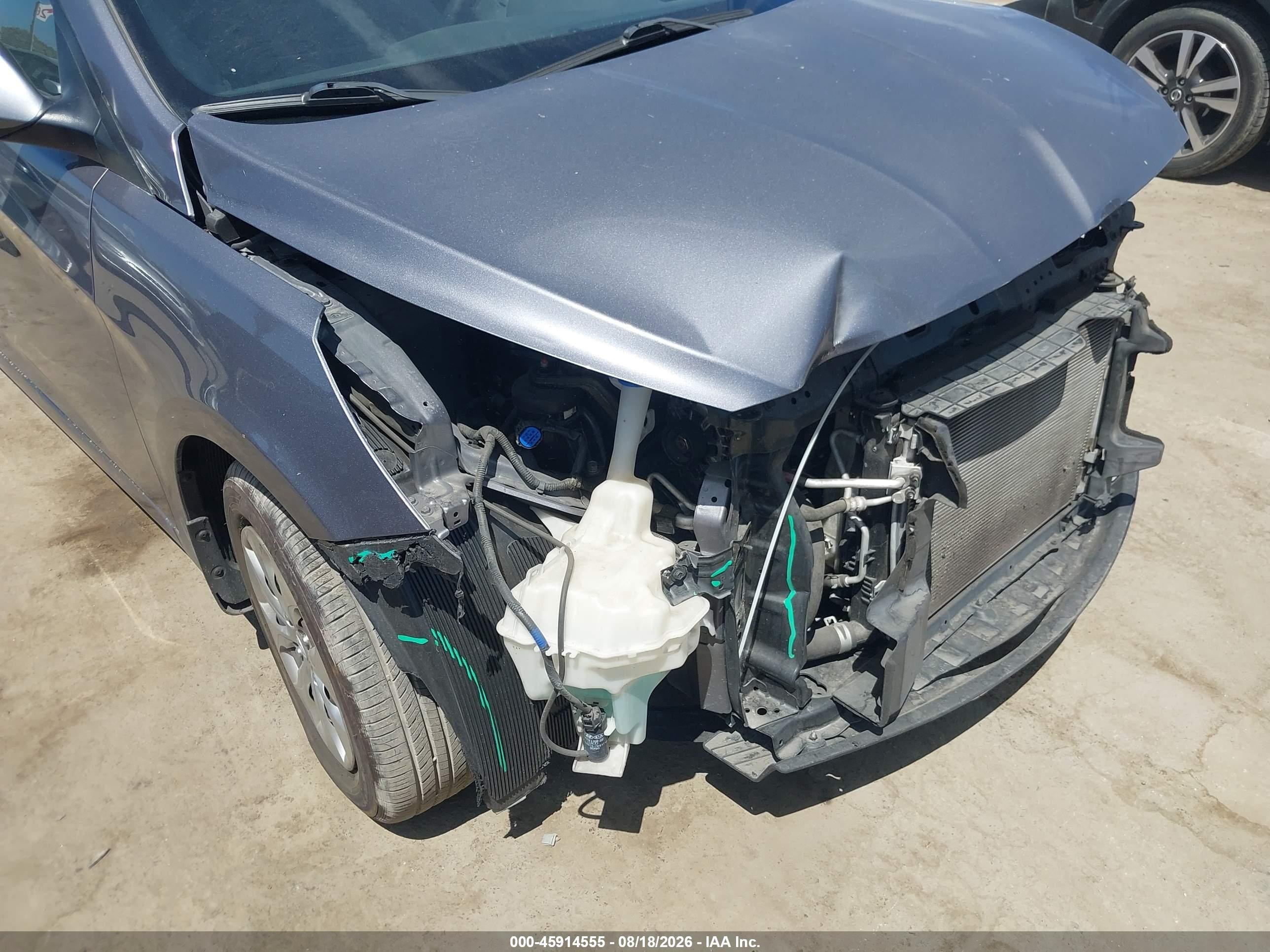 2015 Hyundai Accent Gls Gray vin: KMHCT4AE9FU871451