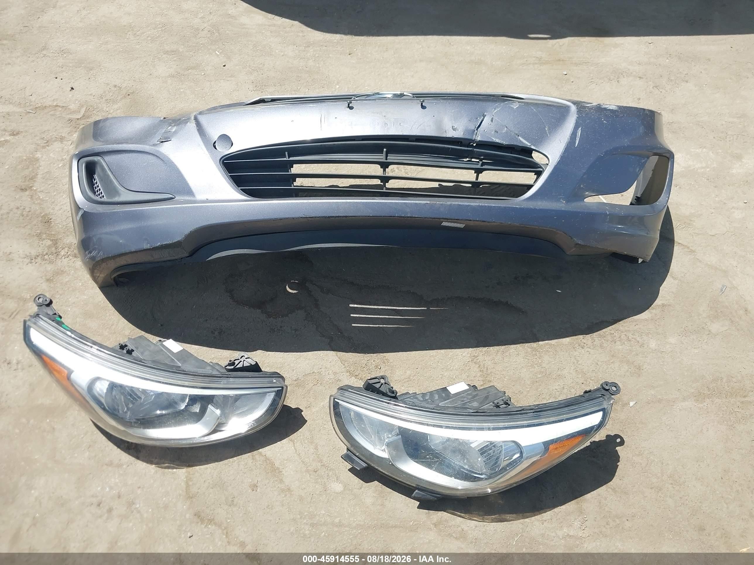 2015 Hyundai Accent Gls Gray vin: KMHCT4AE9FU871451