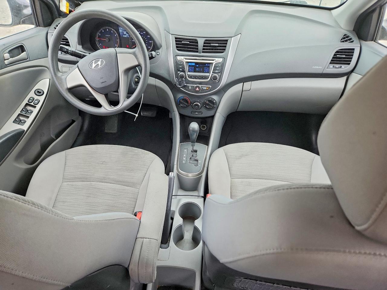 2015 Hyundai Accent Gls Gray vin: KMHCT4AE9FU886290