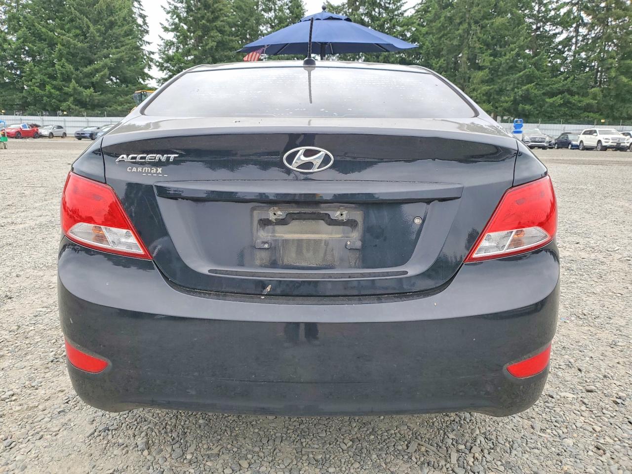 2015 Hyundai Accent Gls Black vin: KMHCT4AE9FU934743
