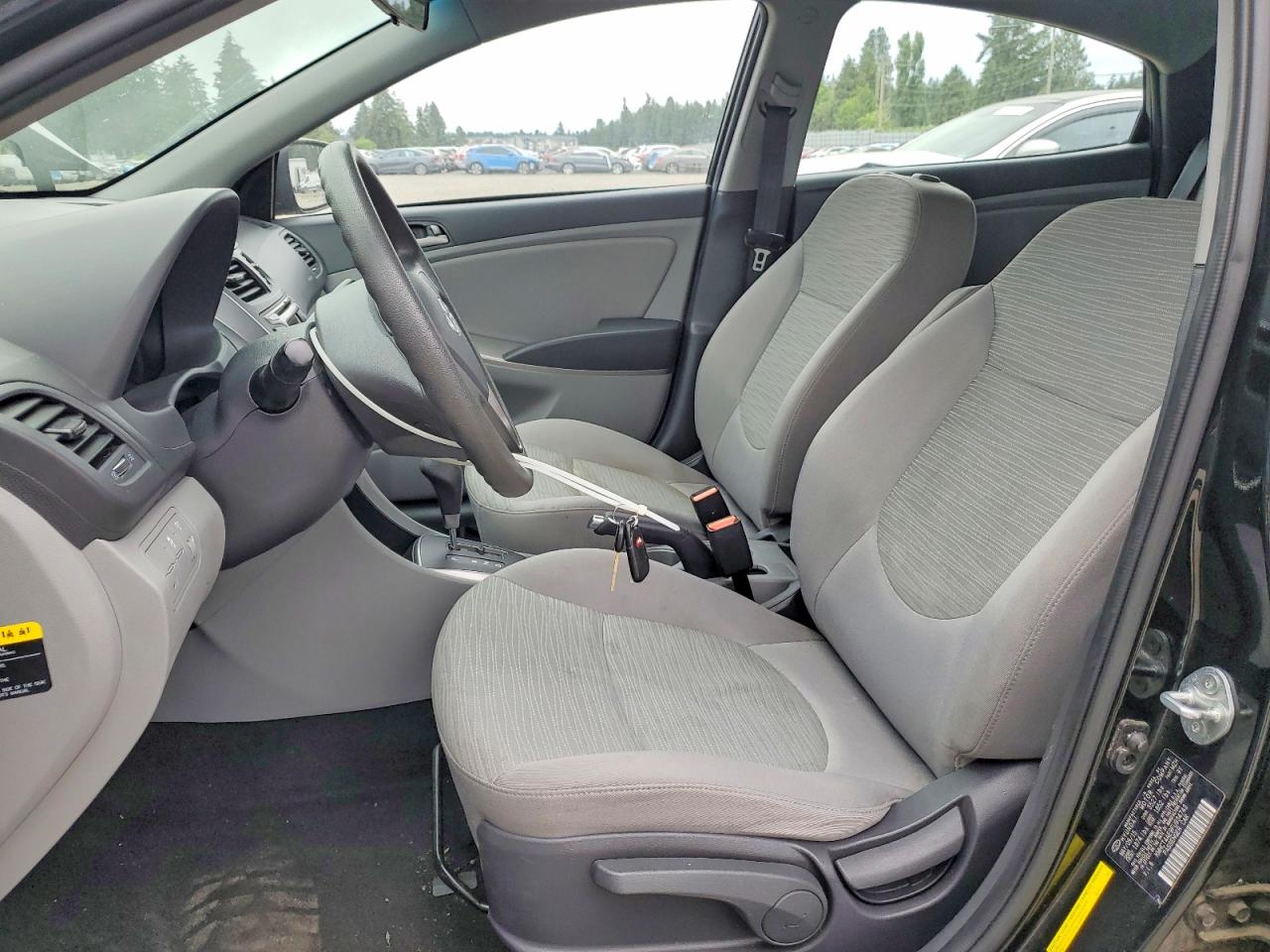 2015 Hyundai Accent Gls Black vin: KMHCT4AE9FU934743