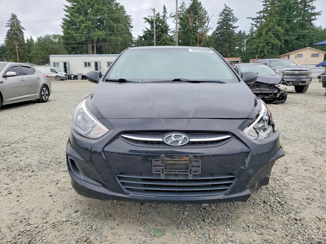 2015 Hyundai Accent Gls Black vin: KMHCT4AE9FU934743