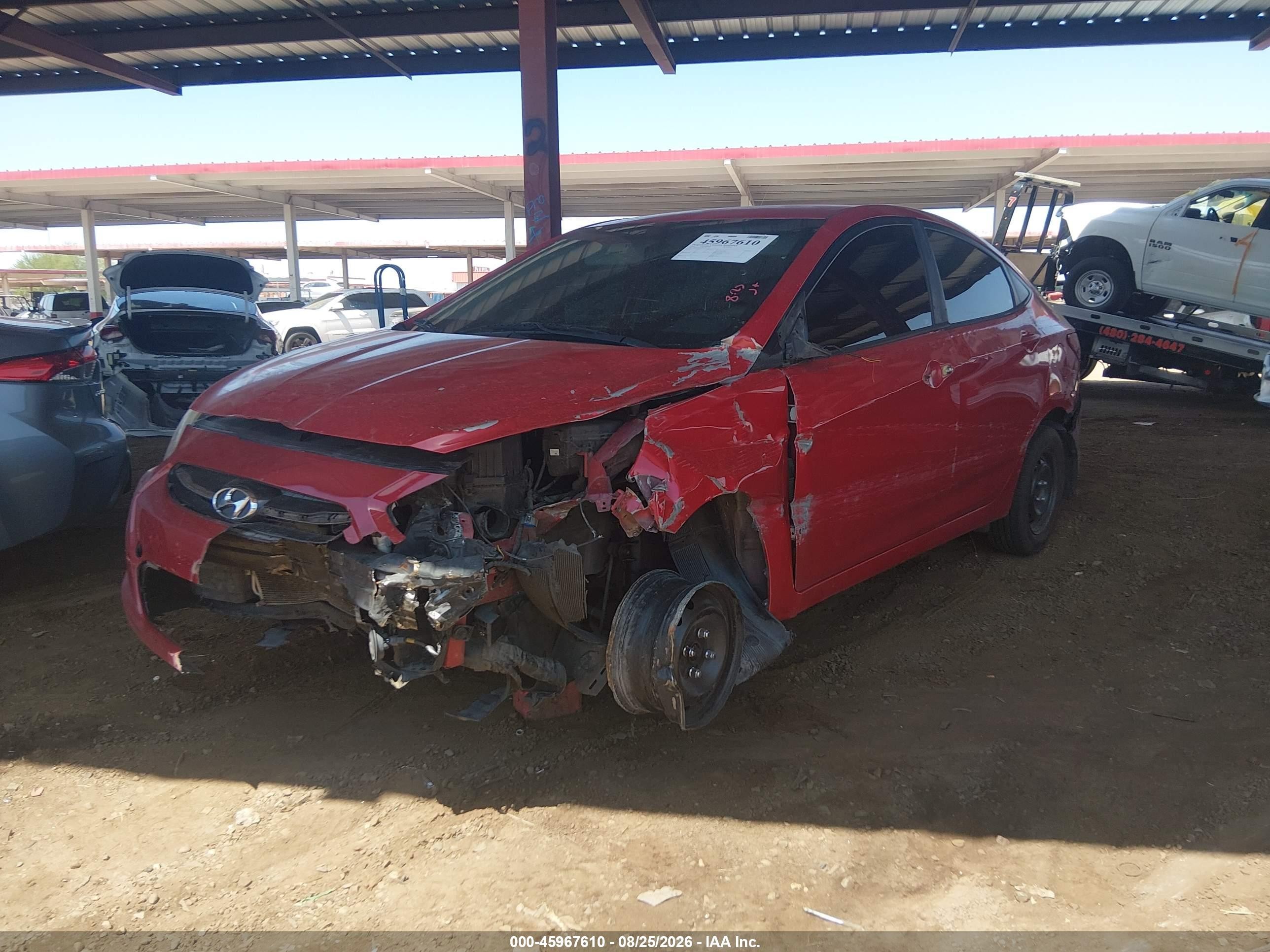 2016 Hyundai Accent Se Red vin: KMHCT4AE9GU986018