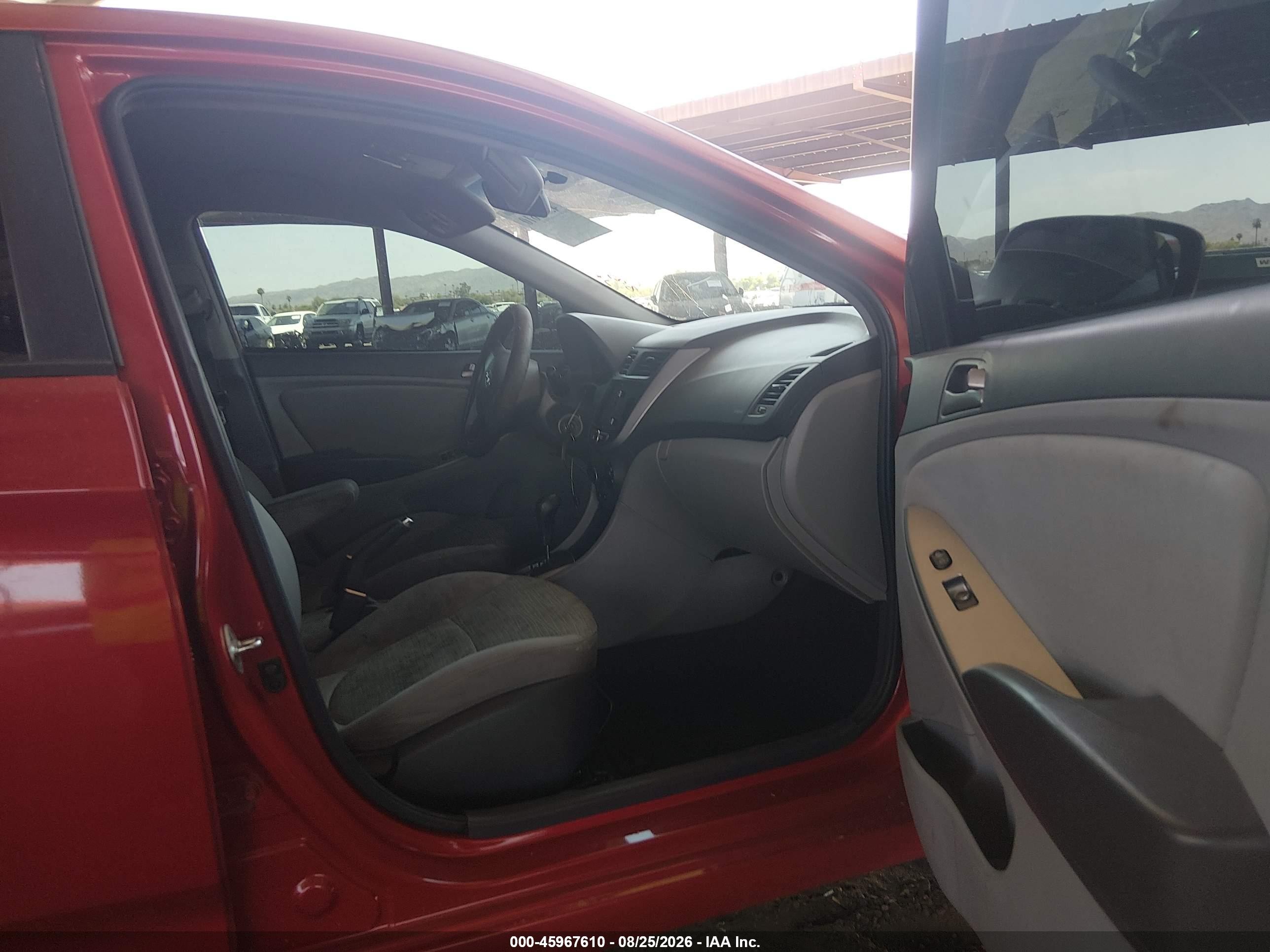 2016 Hyundai Accent Se Red vin: KMHCT4AE9GU986018