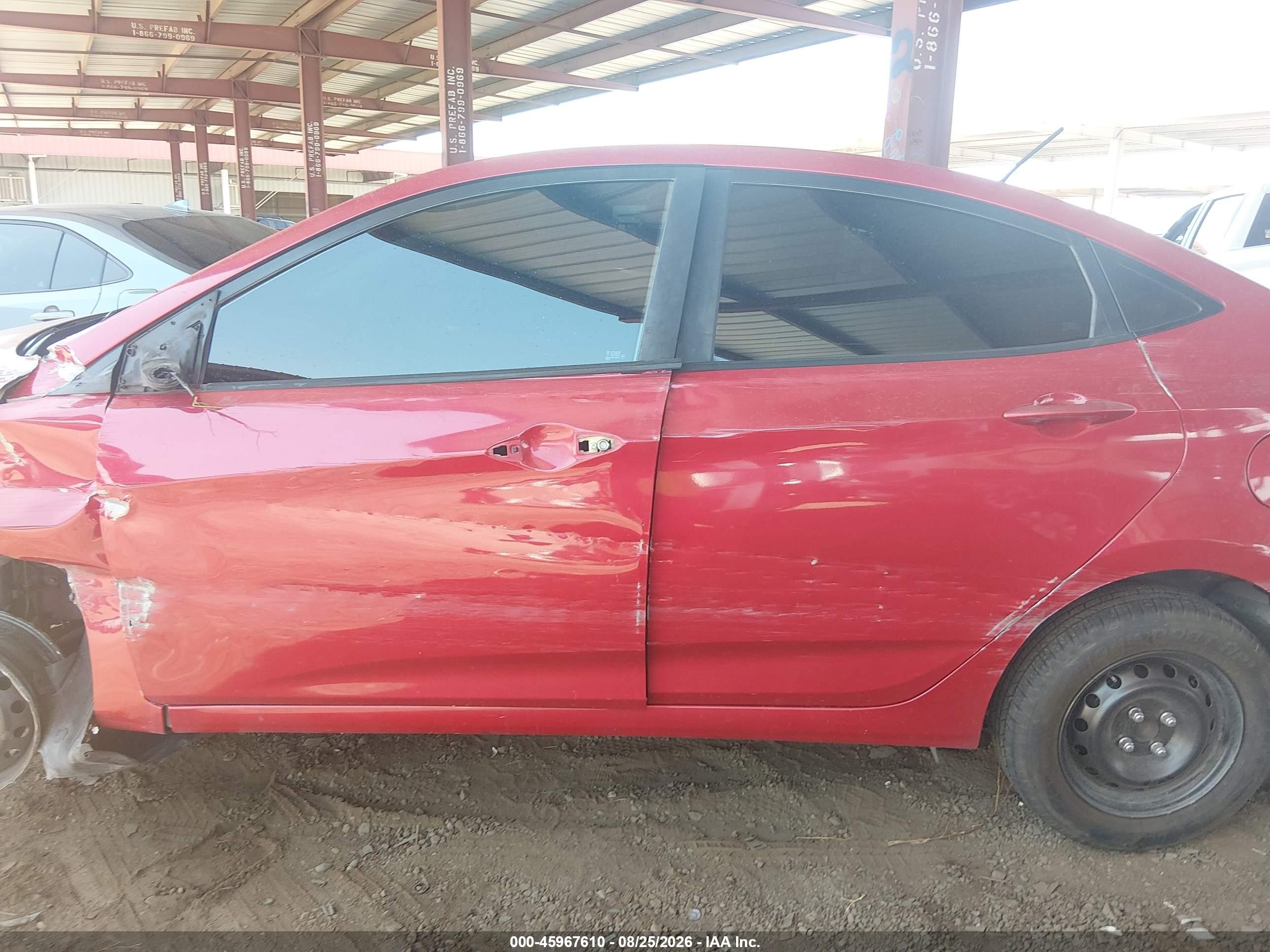 2016 Hyundai Accent Se Red vin: KMHCT4AE9GU986018