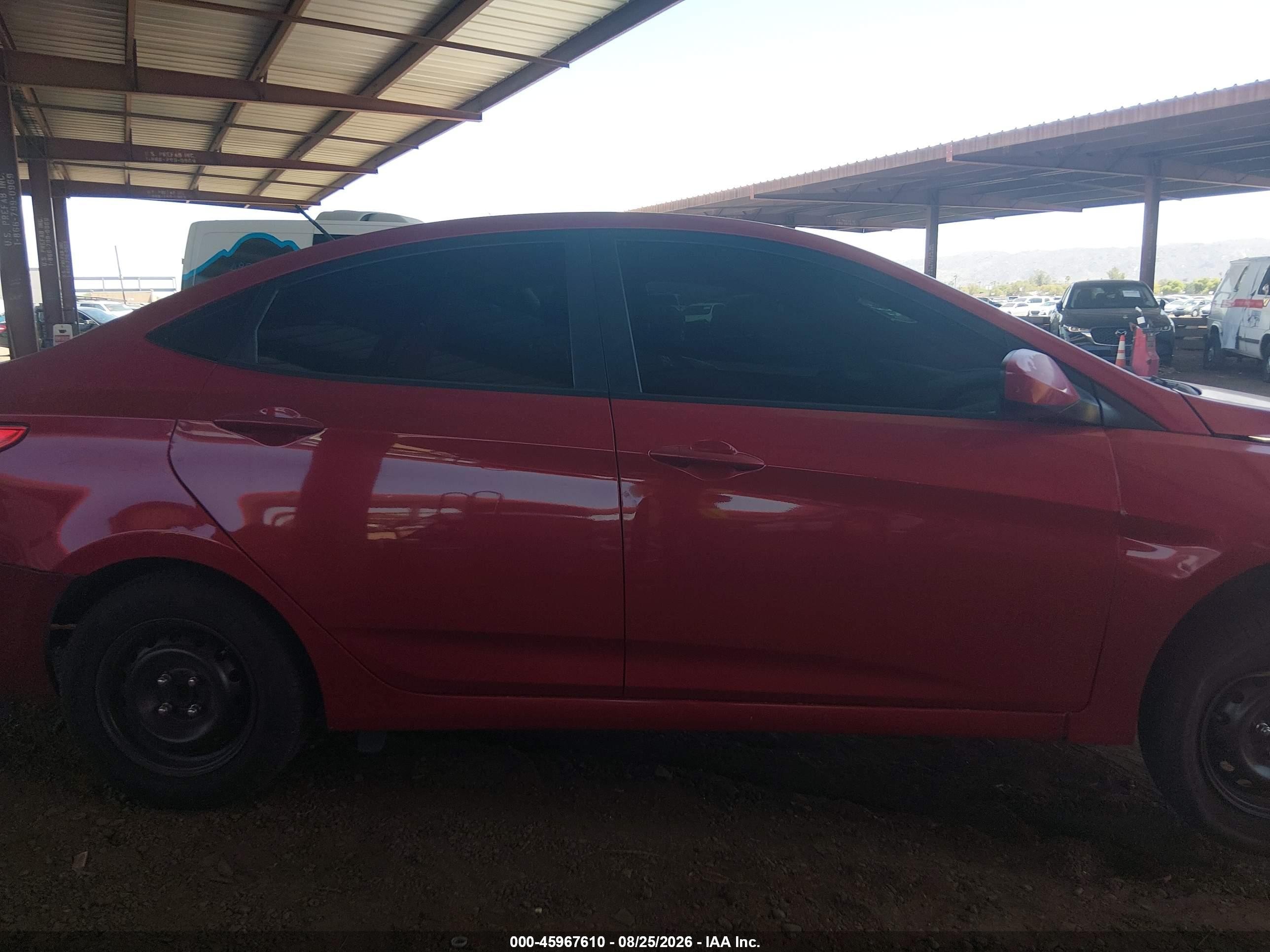 2016 Hyundai Accent Se Red vin: KMHCT4AE9GU986018