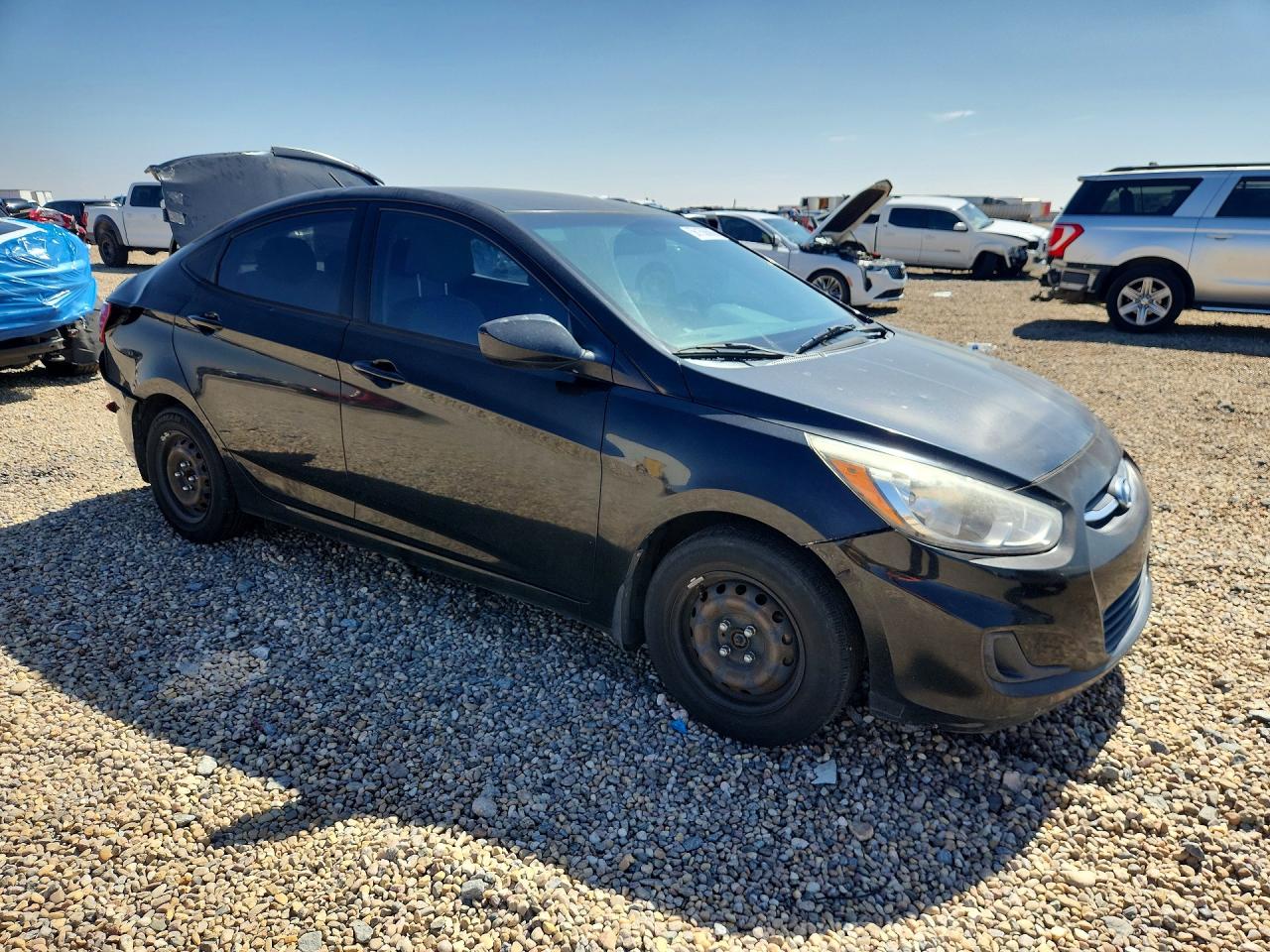 2016 Hyundai Accent Se Black vin: KMHCT4AE9GU991395