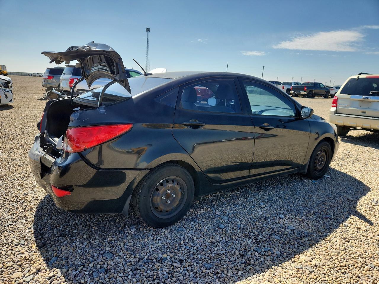 2016 Hyundai Accent Se Black vin: KMHCT4AE9GU991395
