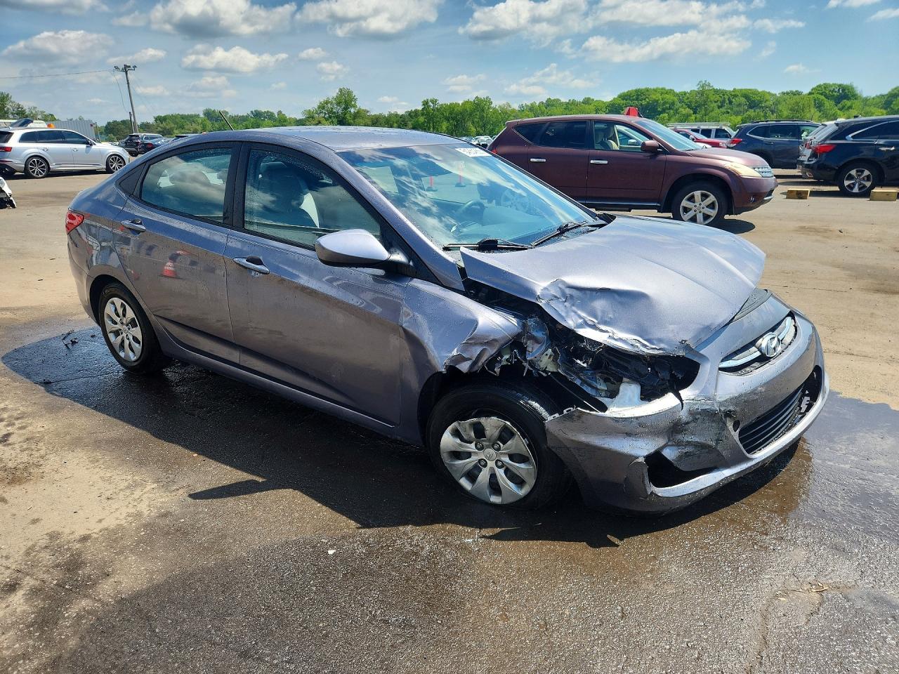 2017 Hyundai Accent Se Серый vin: KMHCT4AE9HU327499