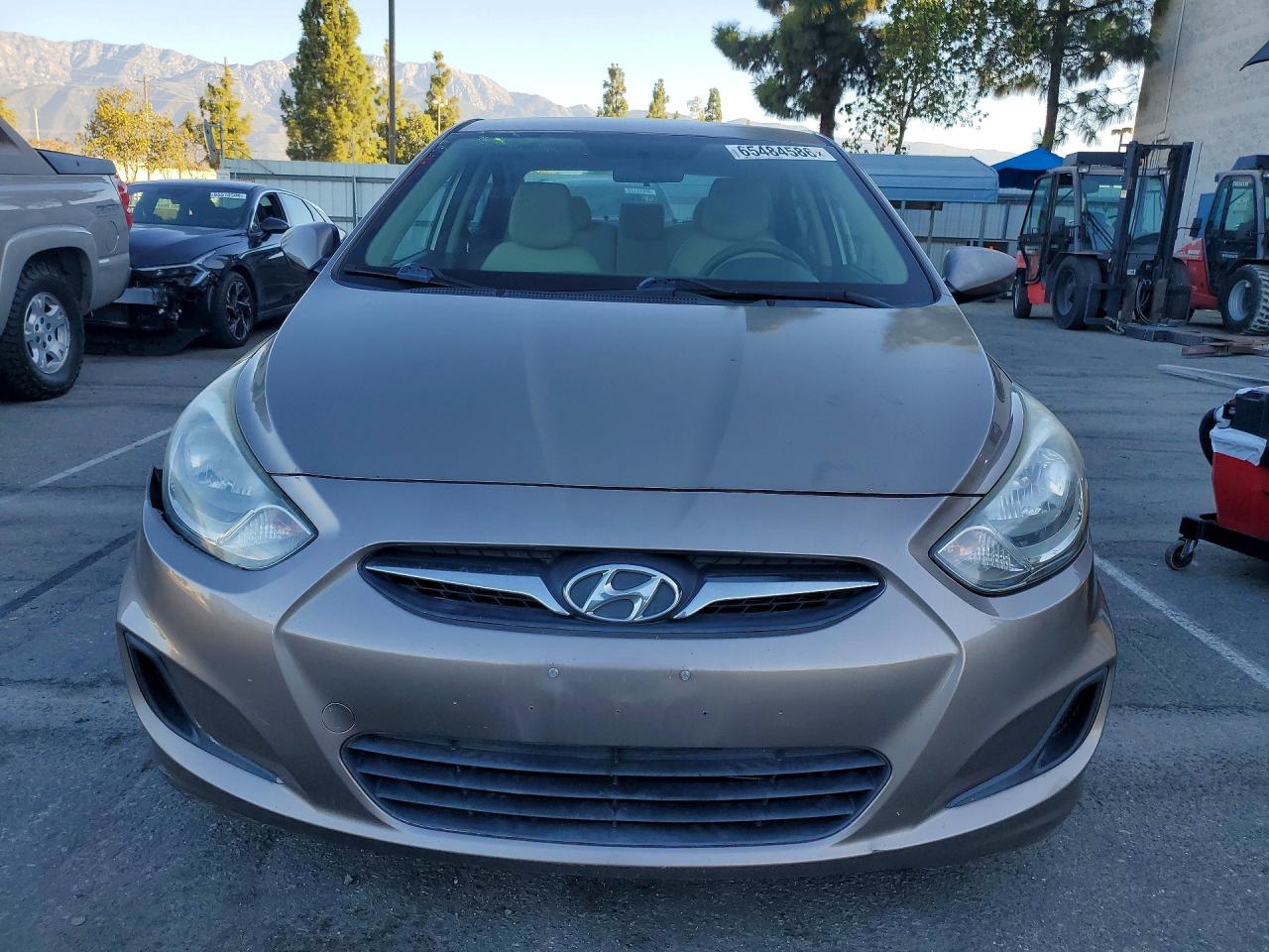 2012 Hyundai Accent Gls Brown vin: KMHCT4AEXCU057420