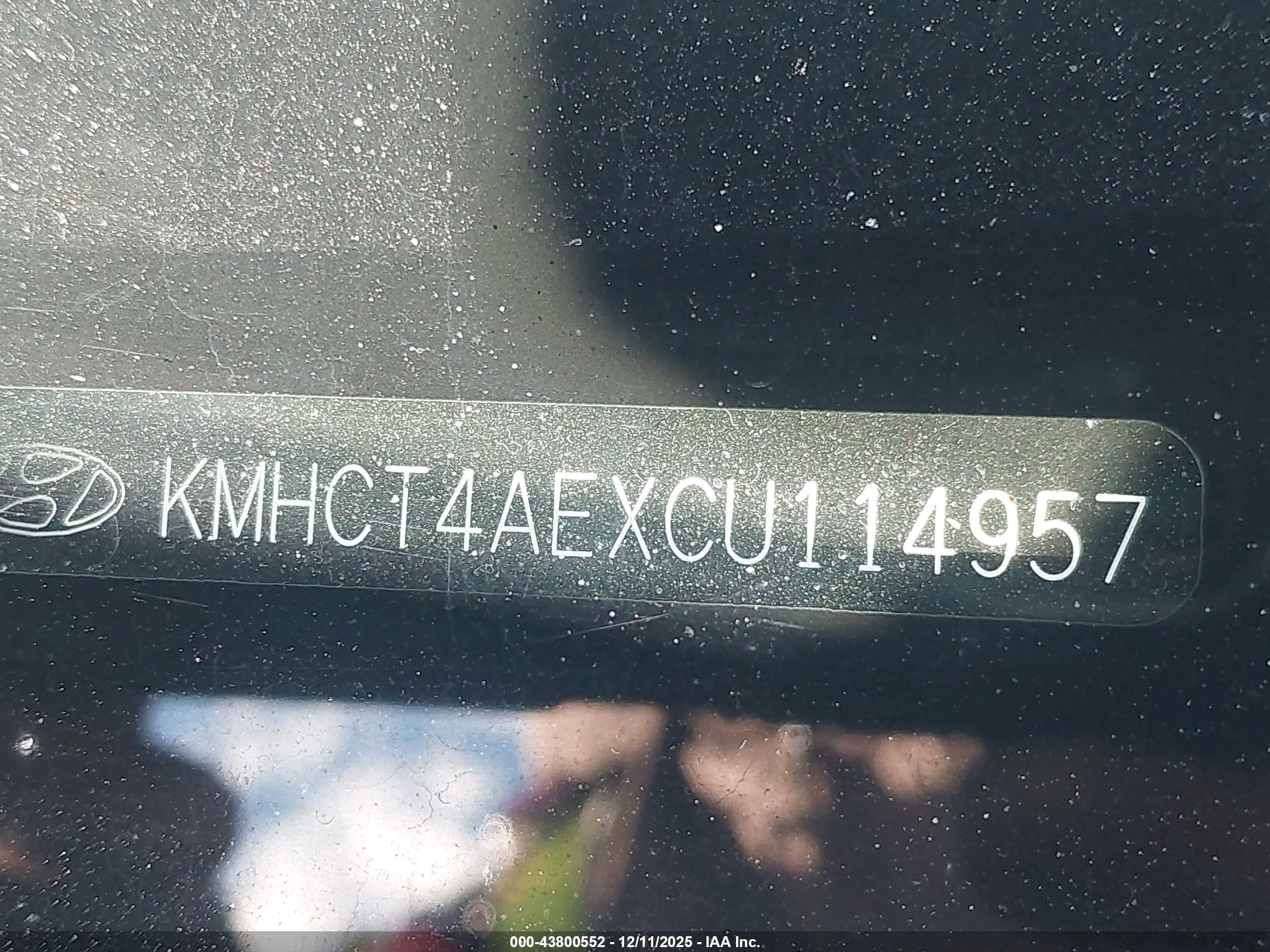 2012 Hyundai Accent Gls Gray vin: KMHCT4AEXCU114957