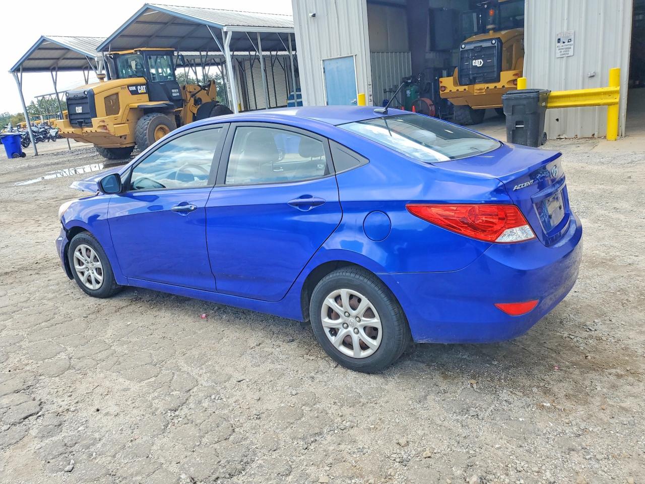 2012 Hyundai Accent Gls Синий vin: KMHCT4AEXCU207171