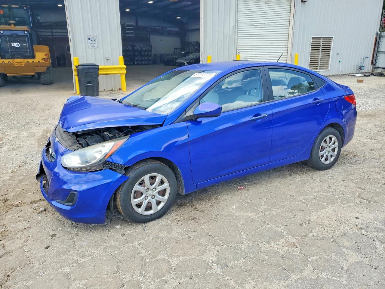 2012 Hyundai Accent Gls Синий vin: KMHCT4AEXCU207171