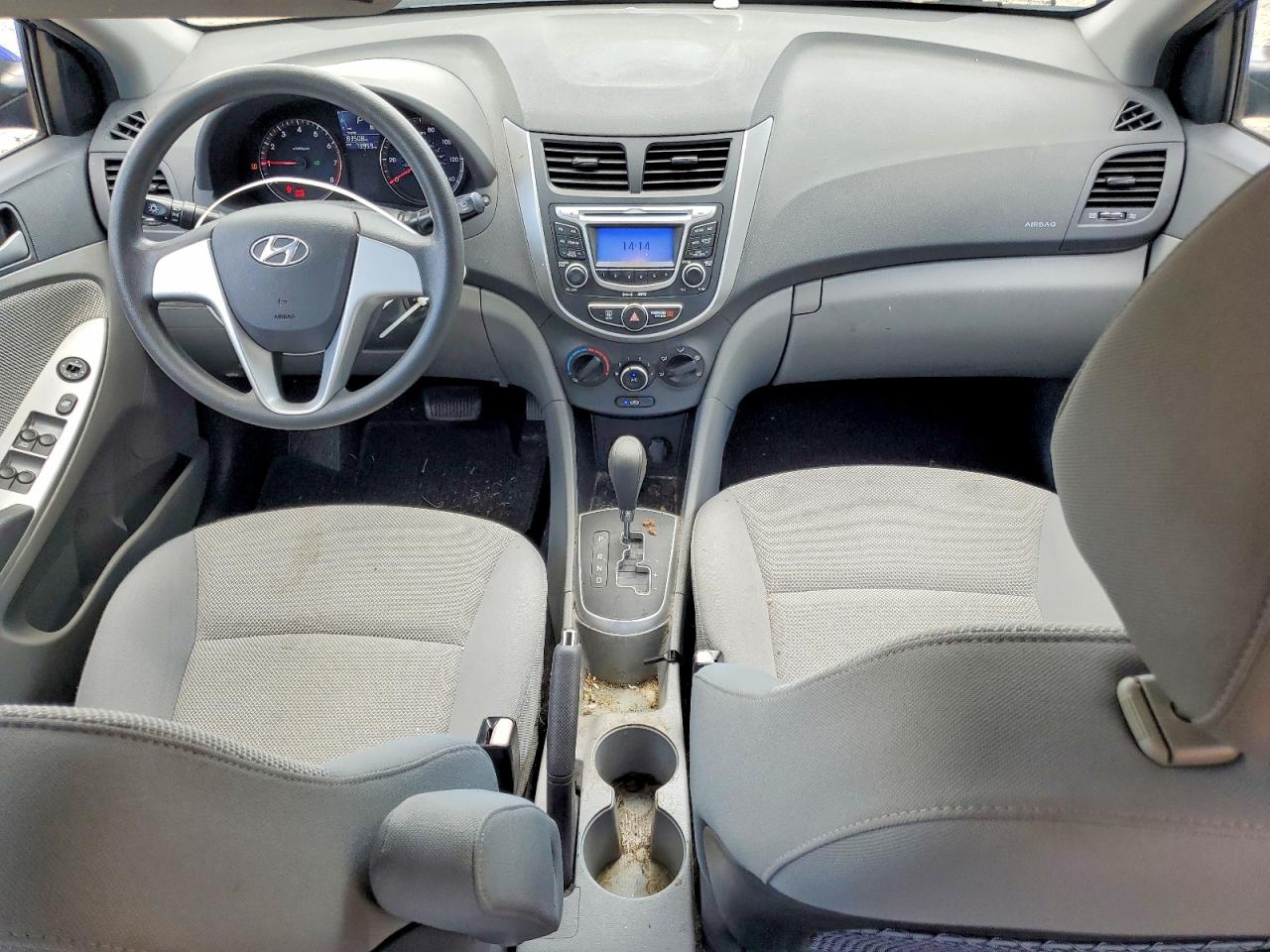 2012 Hyundai Accent Gls Синий vin: KMHCT4AEXCU207171