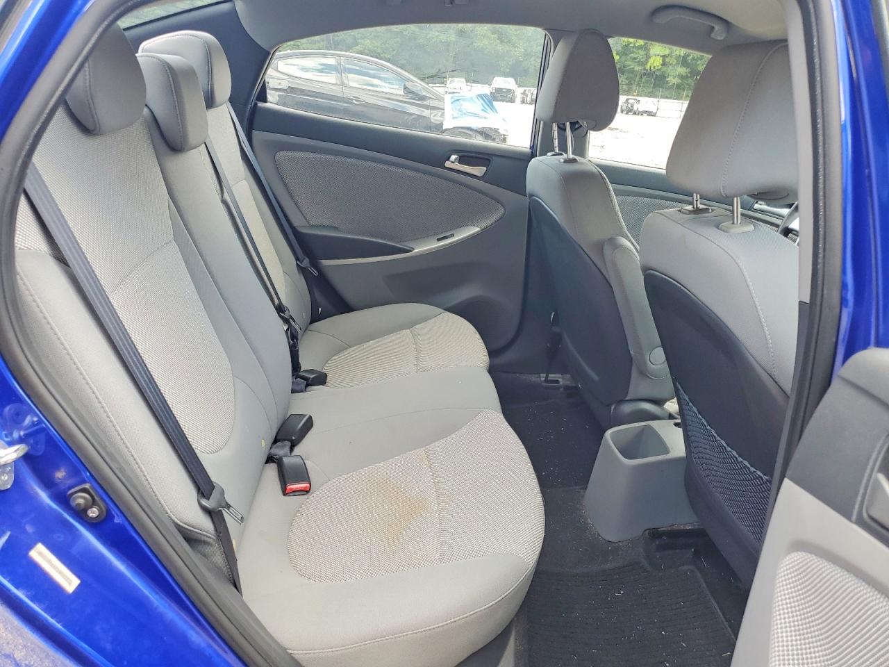 2012 Hyundai Accent Gls Синий vin: KMHCT4AEXCU207171