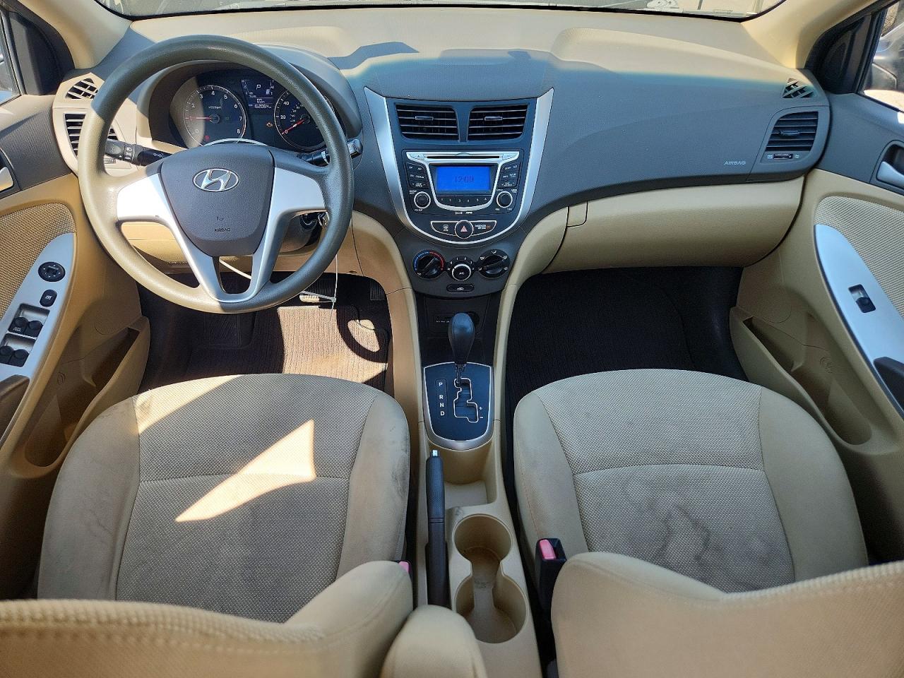 2012 Hyundai Accent Желто-коричневый vin: KMHCT4AEXCU209146