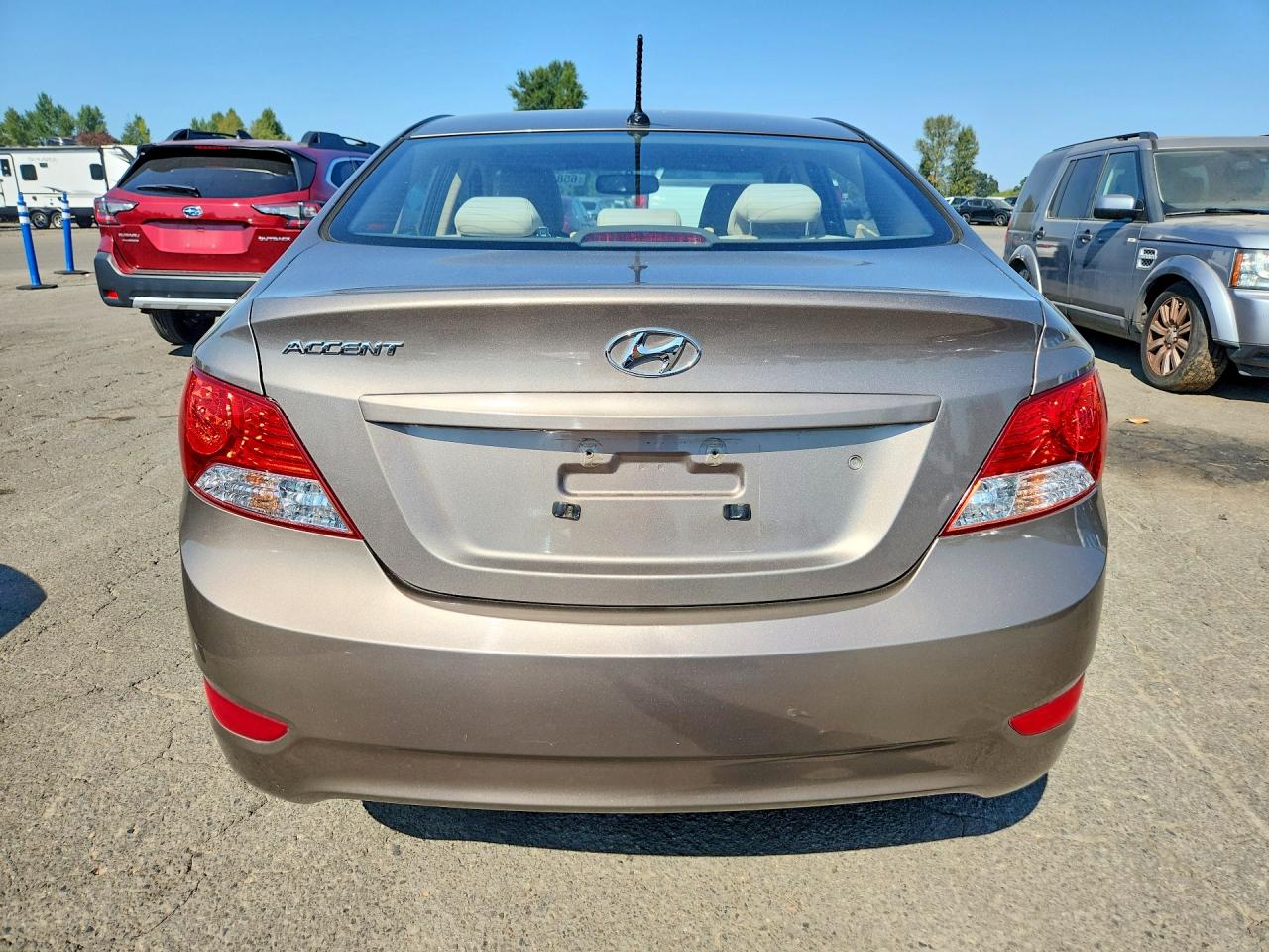 2012 Hyundai Accent Желто-коричневый vin: KMHCT4AEXCU209146