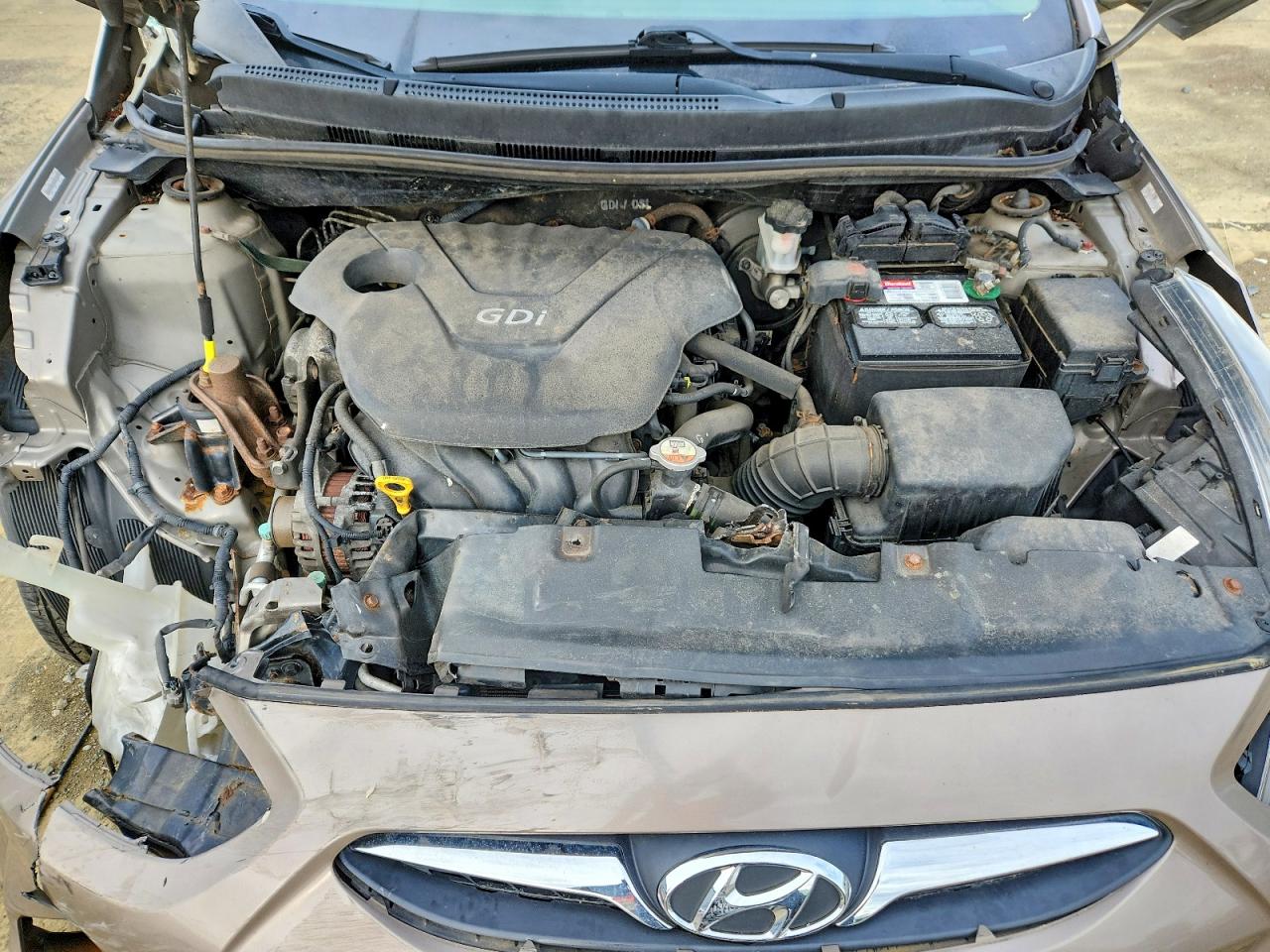 2013 Hyundai Accent Gls Gold vin: KMHCT4AEXDU345391