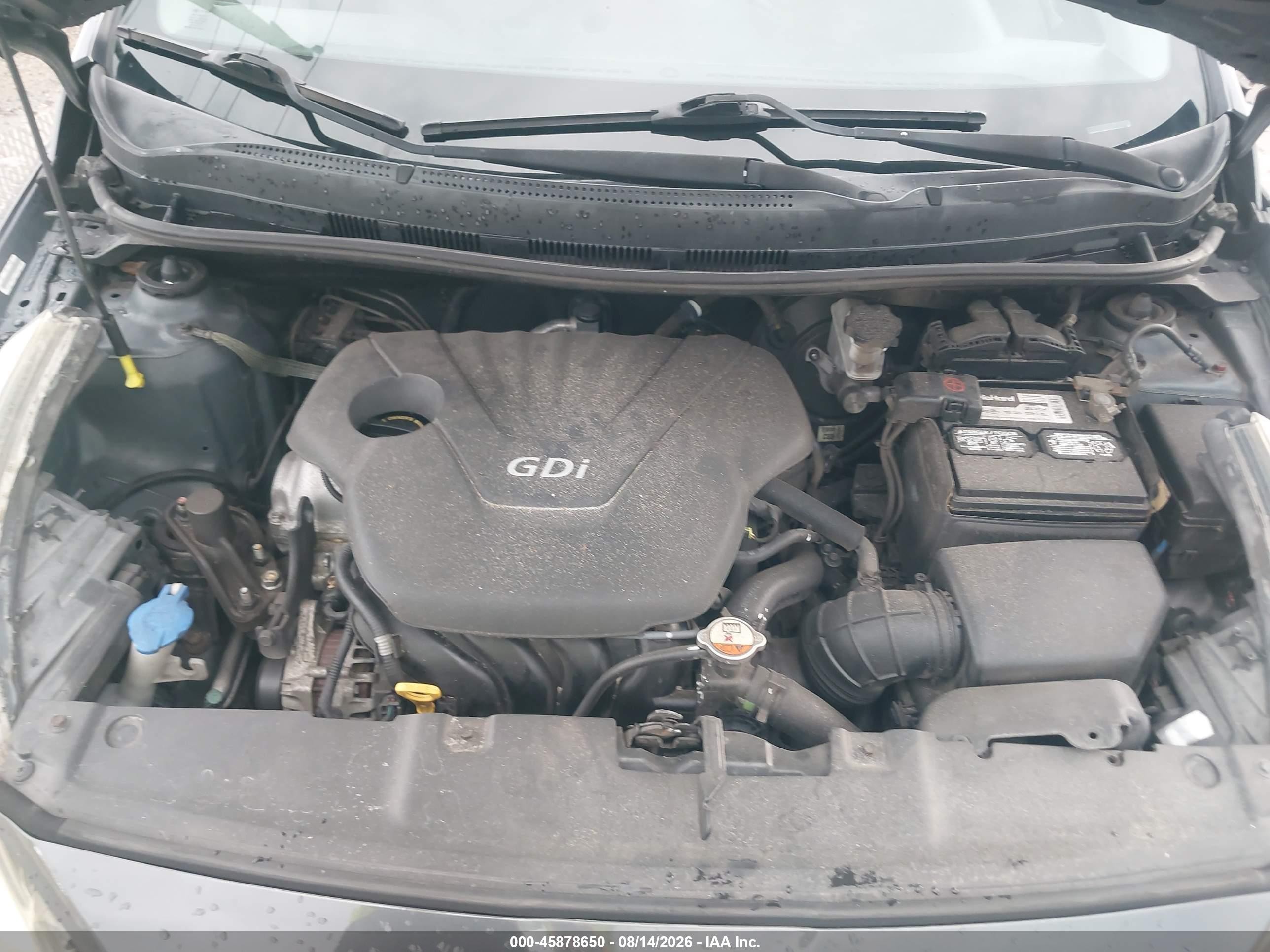 2013 Hyundai Accent Gls Gray vin: KMHCT4AEXDU355953