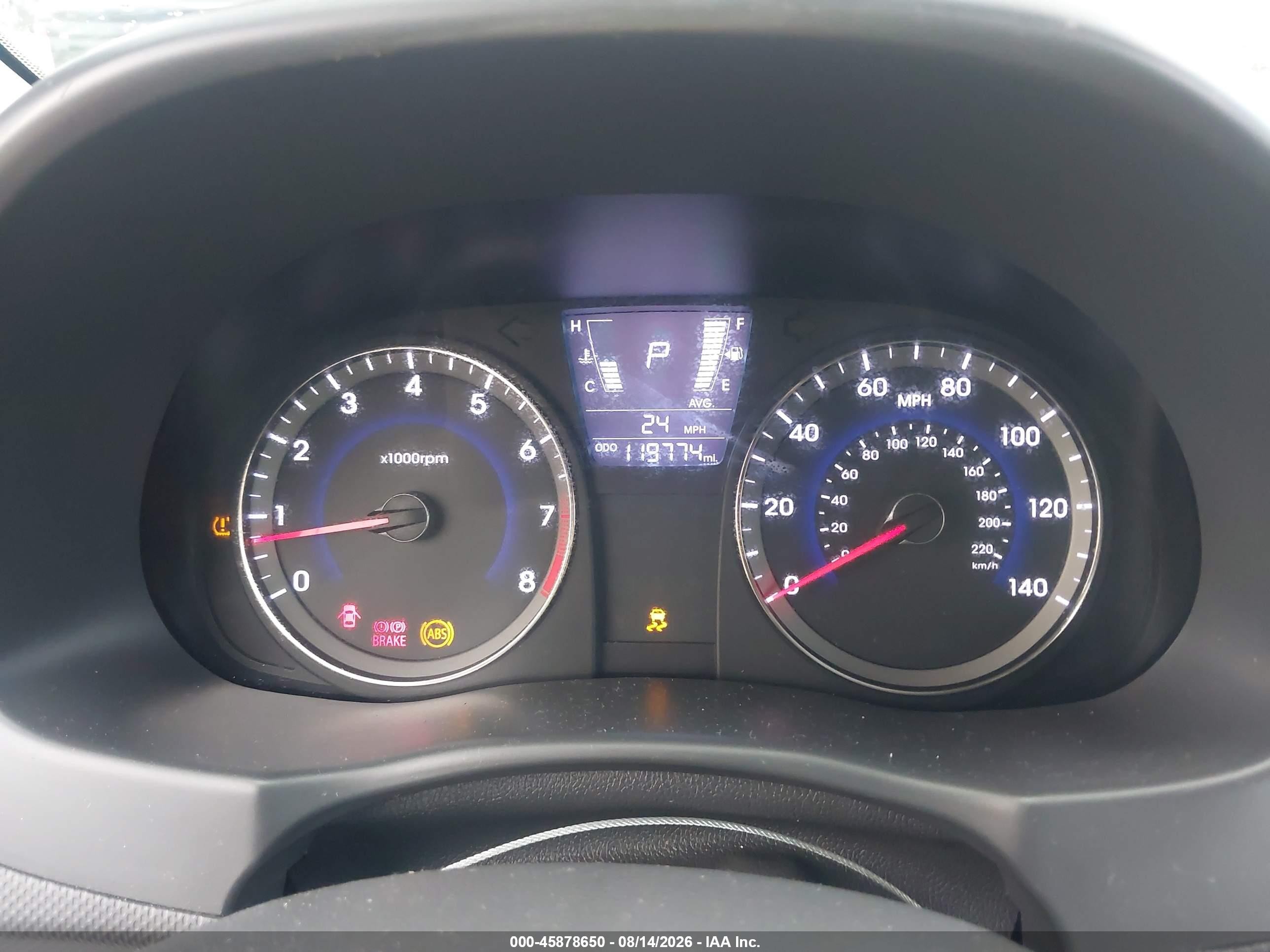 2013 Hyundai Accent Gls Gray vin: KMHCT4AEXDU355953
