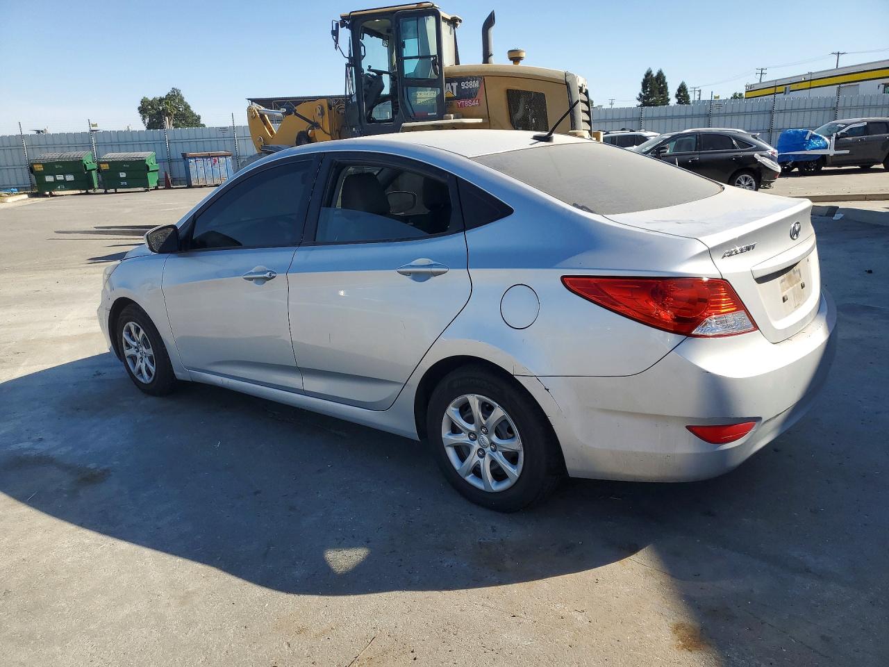 2013 Hyundai Accent Gls Silver vin: KMHCT4AEXDU357539