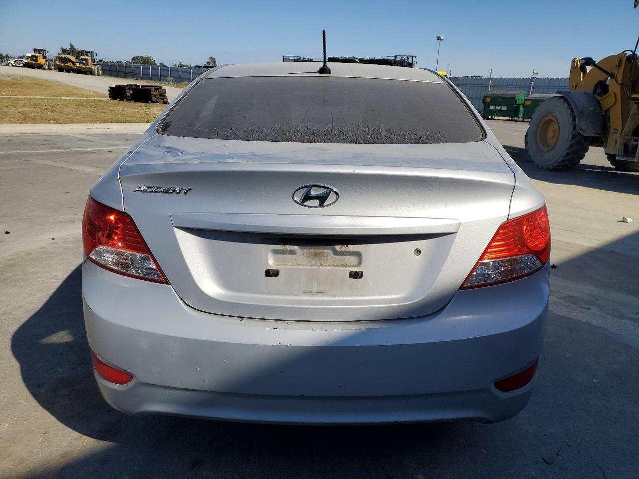 2013 Hyundai Accent Gls Silver vin: KMHCT4AEXDU357539