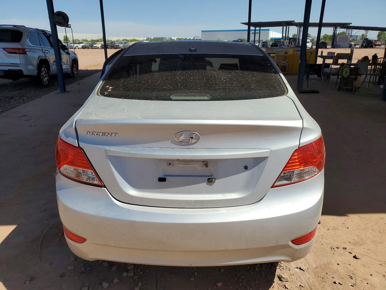 2013 Hyundai Accent Gls Silver vin: KMHCT4AEXDU481133
