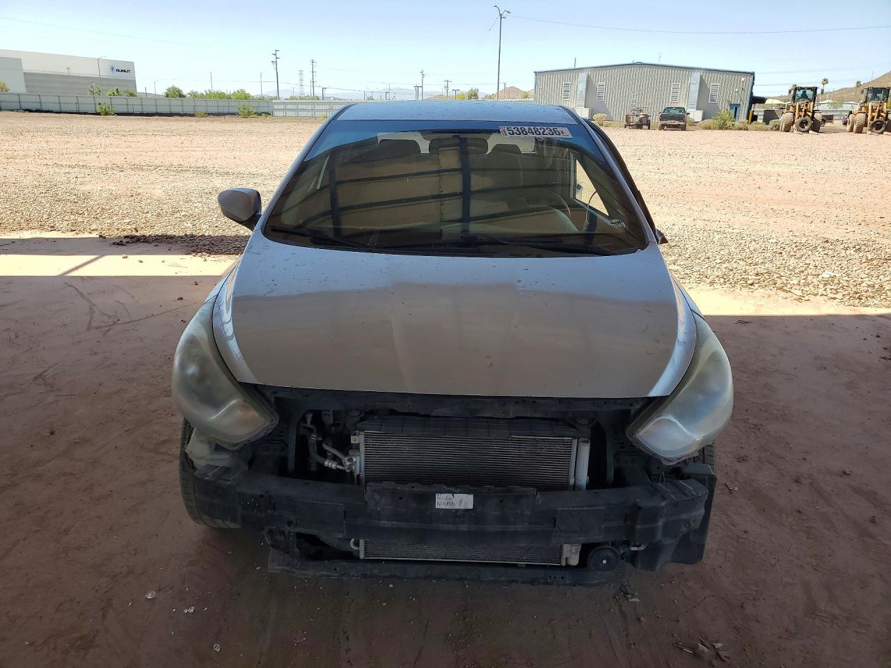 2013 Hyundai Accent Gls Silver vin: KMHCT4AEXDU481133