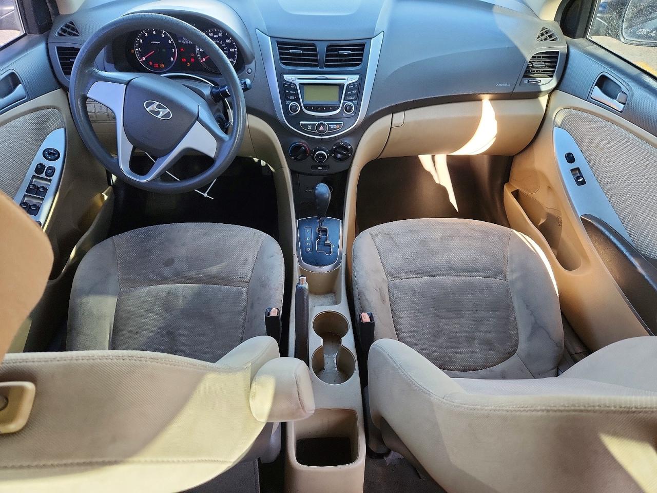 2013 Hyundai Accent Gls Brown vin: KMHCT4AEXDU488793