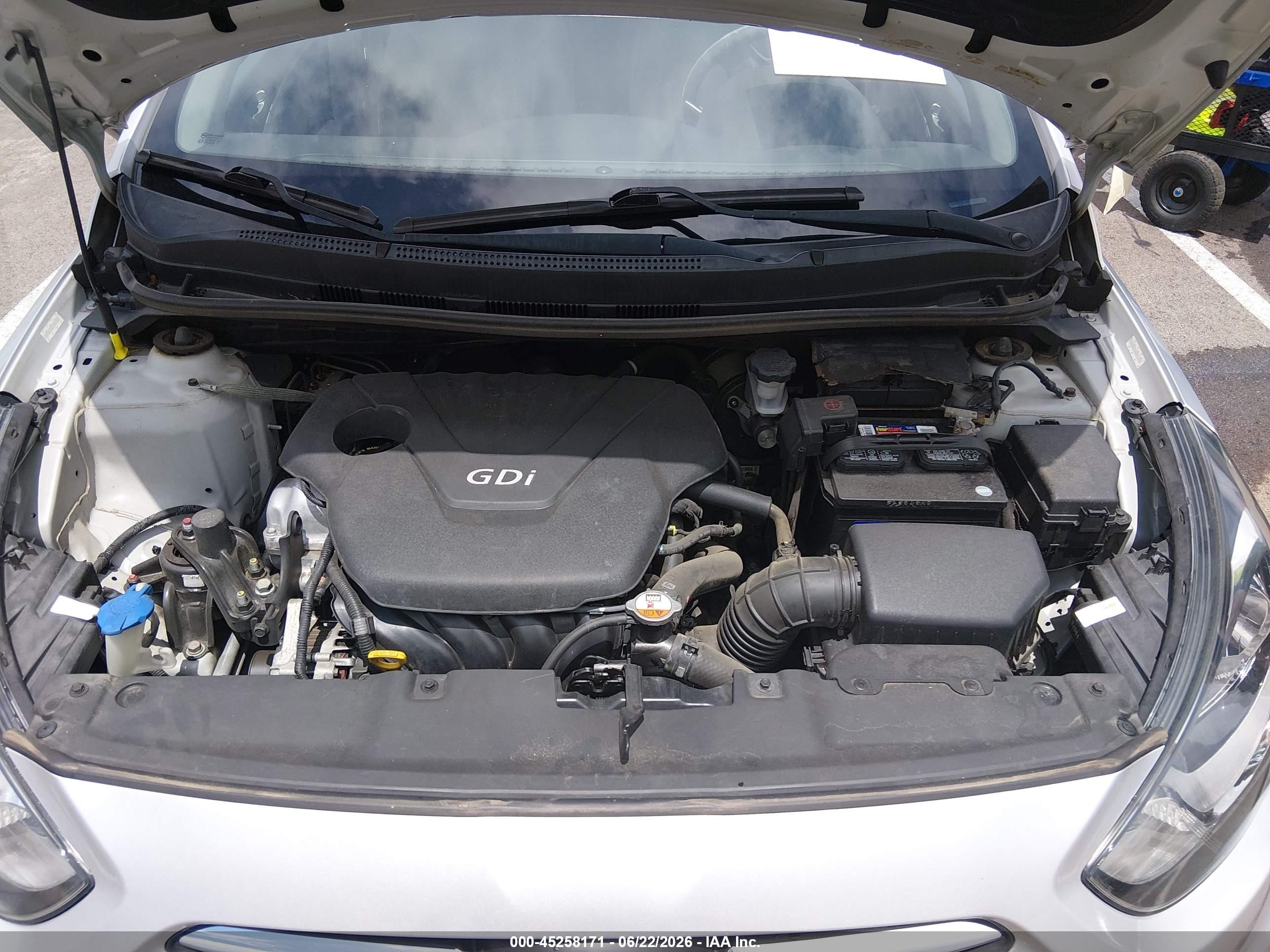 2013 Hyundai Accent Gls Gray vin: KMHCT4AEXDU499924
