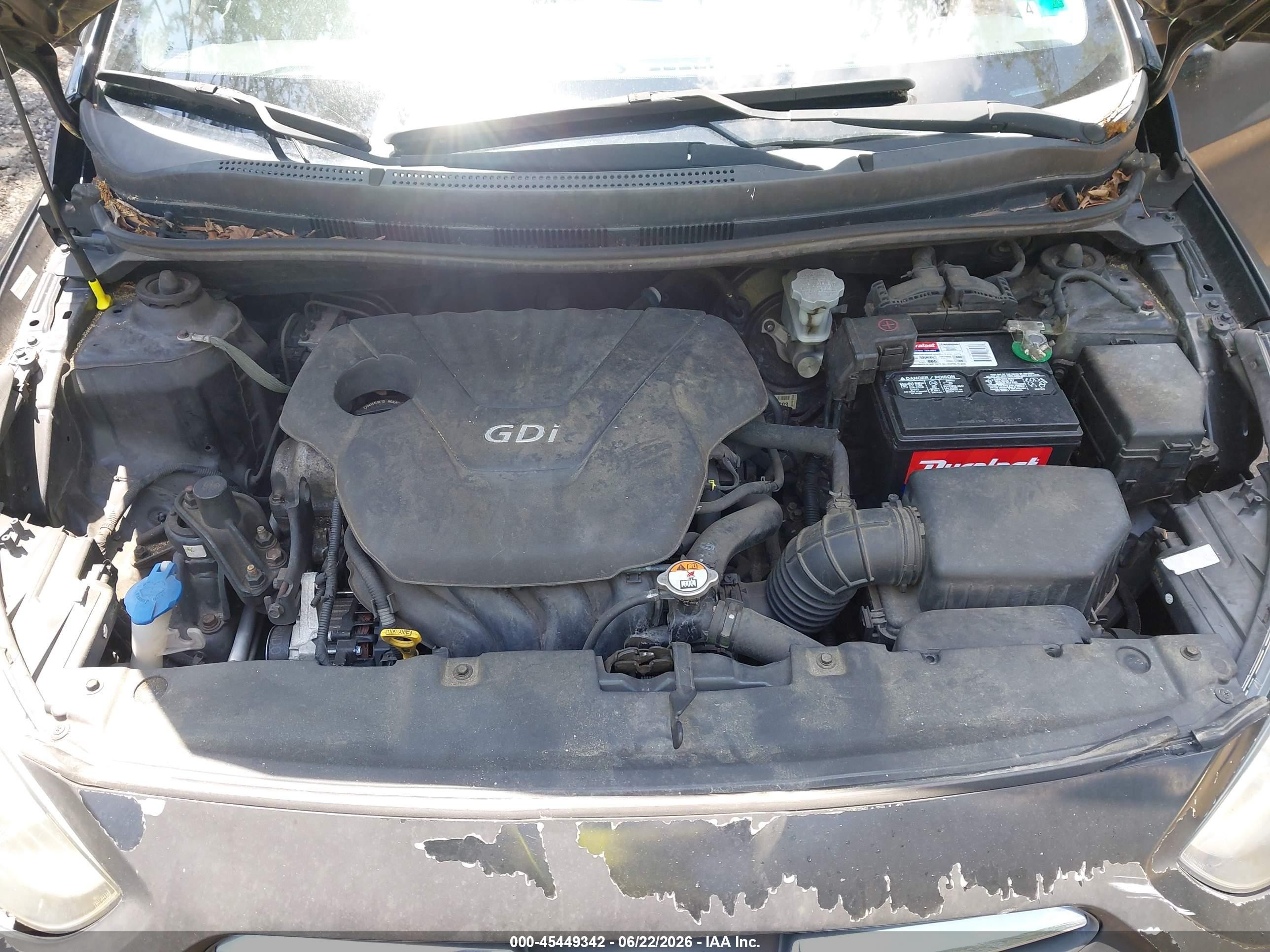 2013 Hyundai Accent Gls Black vin: KMHCT4AEXDU556445