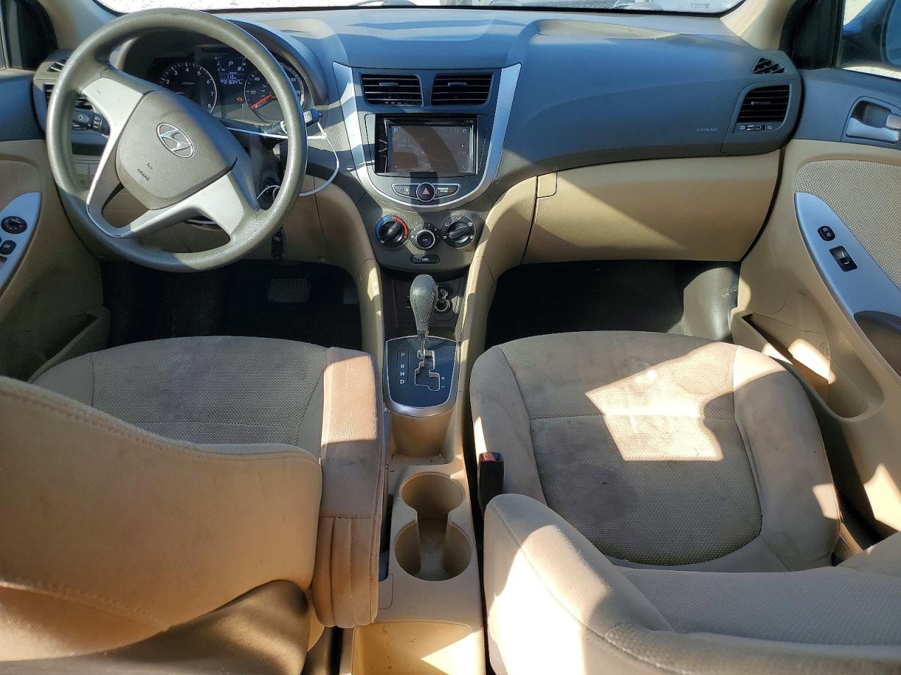 2013 Hyundai Accent Gls Gray vin: KMHCT4AEXDU557675
