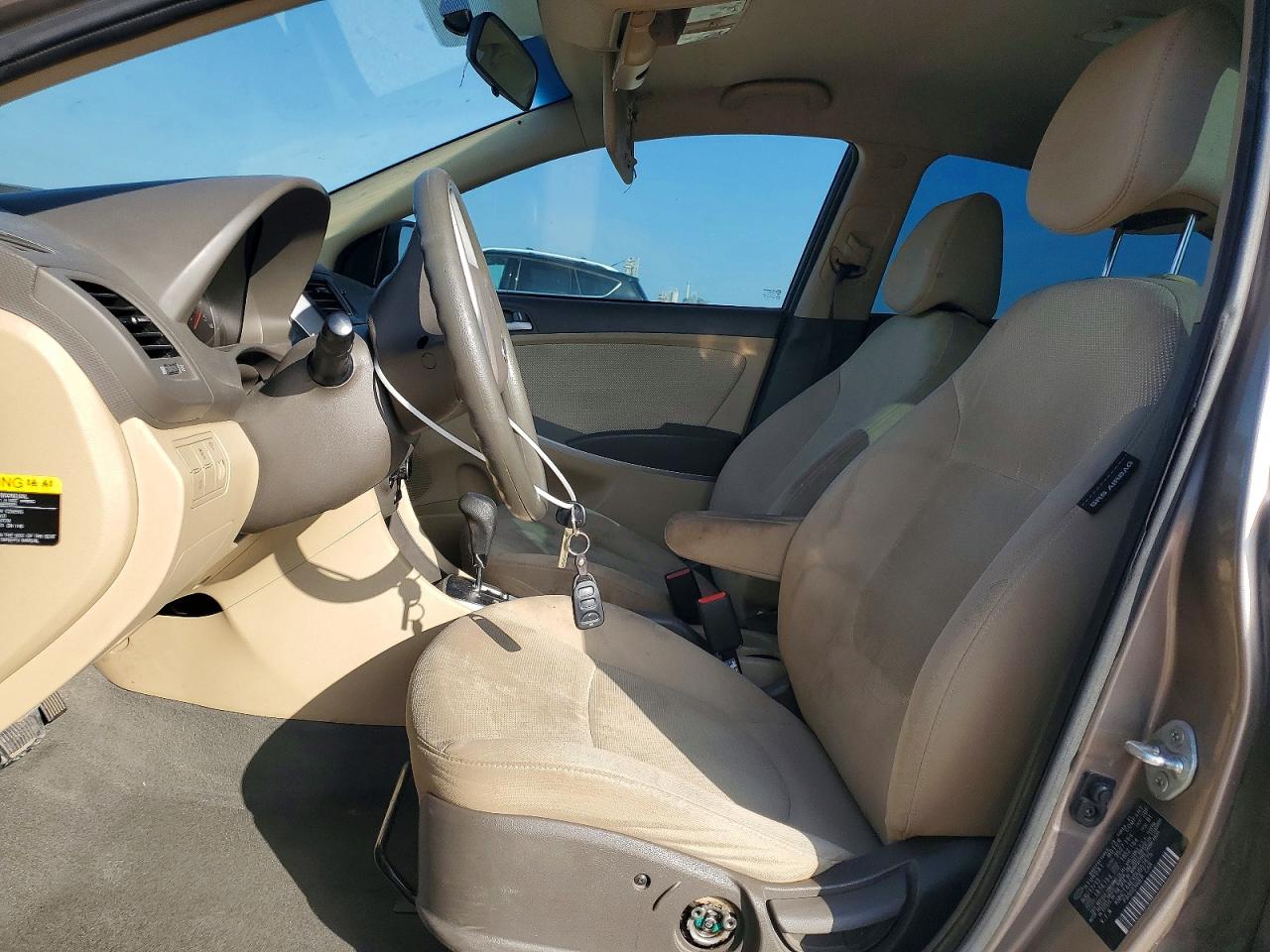 2013 Hyundai Accent Gls Gray vin: KMHCT4AEXDU557675