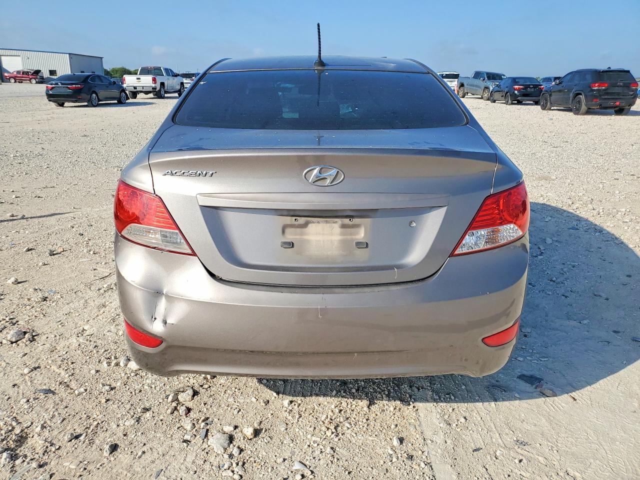 2013 Hyundai Accent Gls Gray vin: KMHCT4AEXDU557675