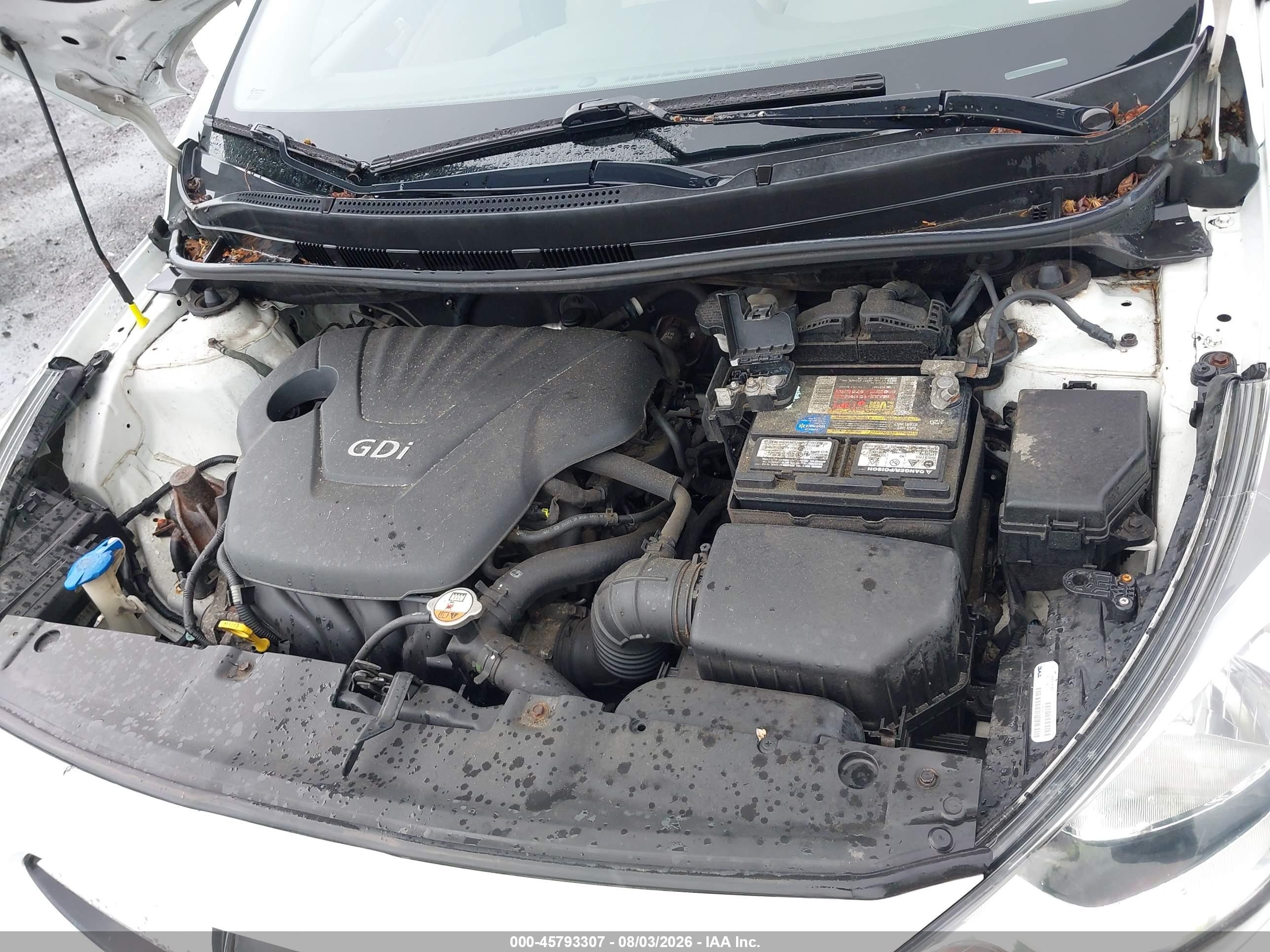 2013 Hyundai Accent Gls Белый vin: KMHCT4AEXDU561550