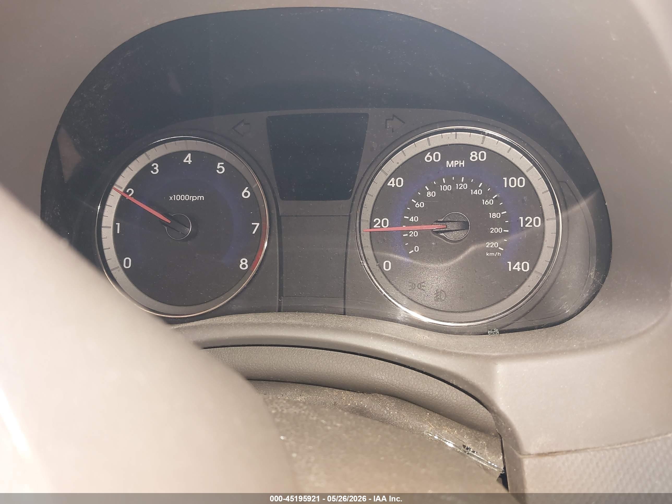 2013 Hyundai Accent Gls Brown vin: KMHCT4AEXDU579692
