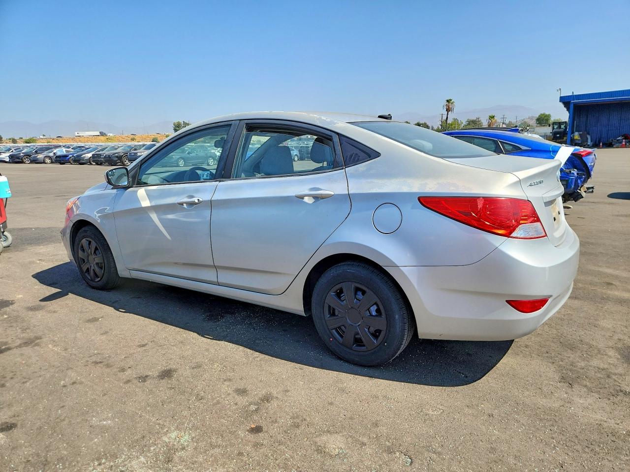 2014 Hyundai Accent Gls Серебряный vin: KMHCT4AEXEU620114