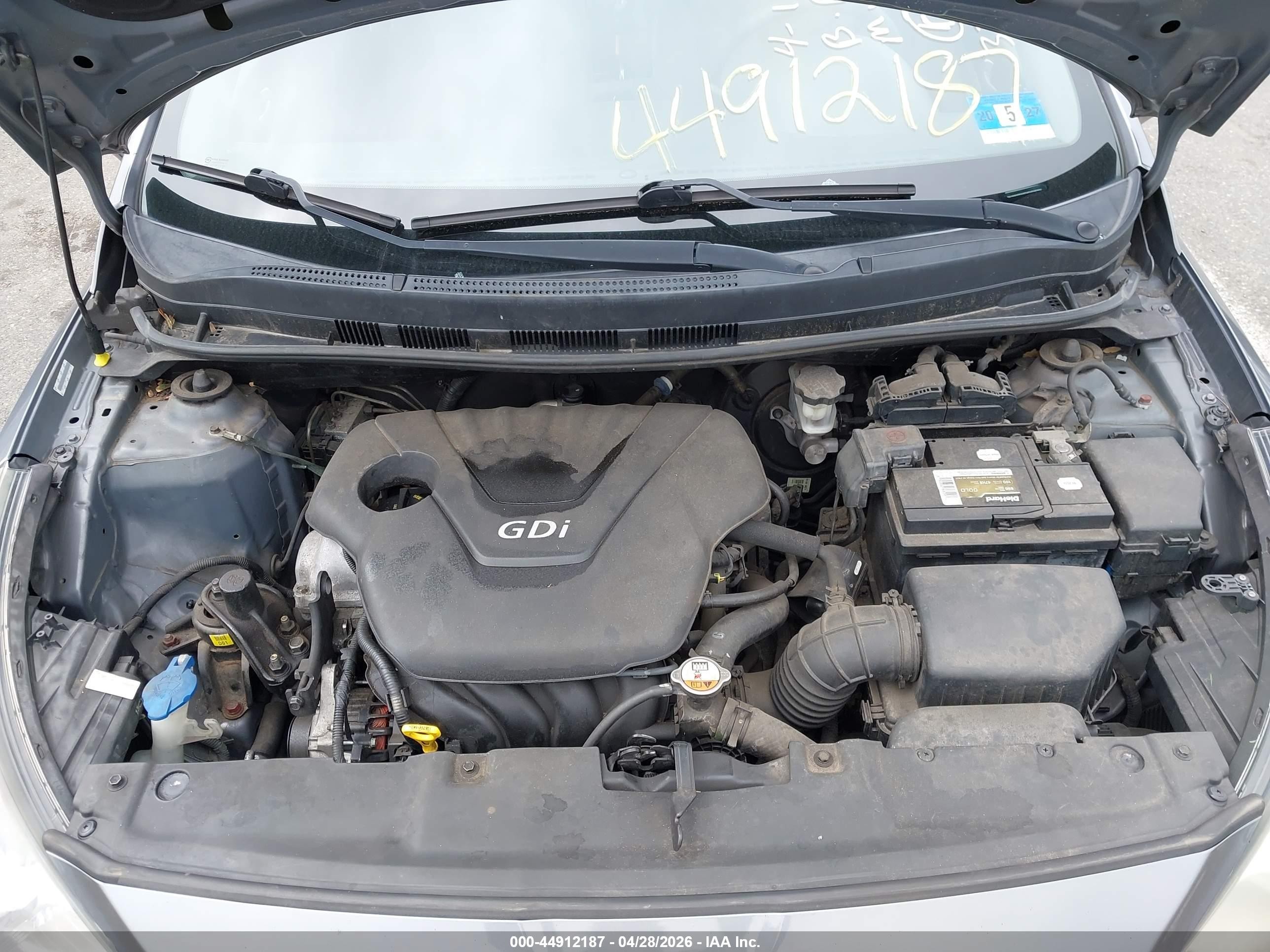 2014 Hyundai Accent Gls Gray vin: KMHCT4AEXEU635325