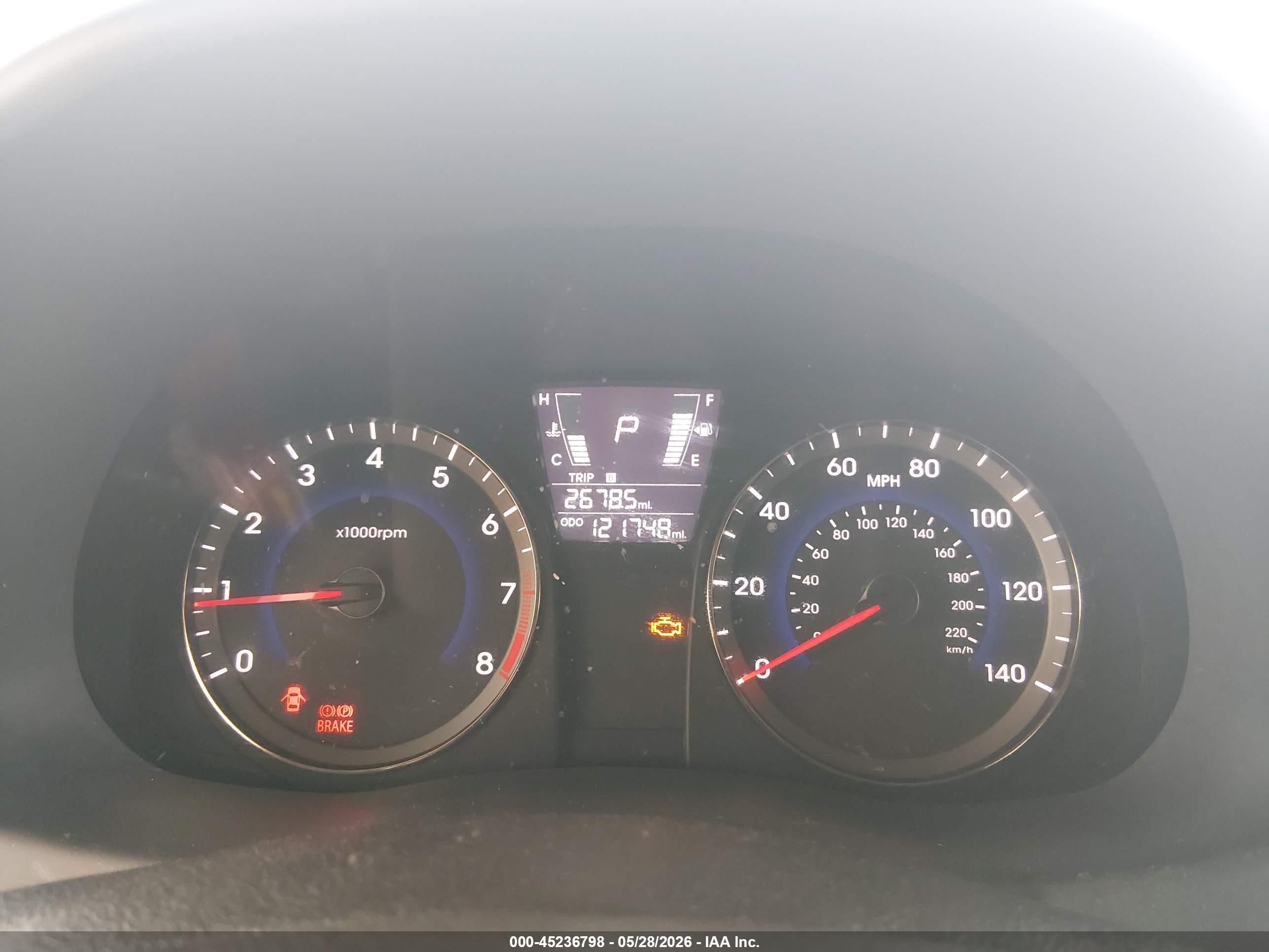 2014 Hyundai Accent Gls Red vin: KMHCT4AEXEU758686