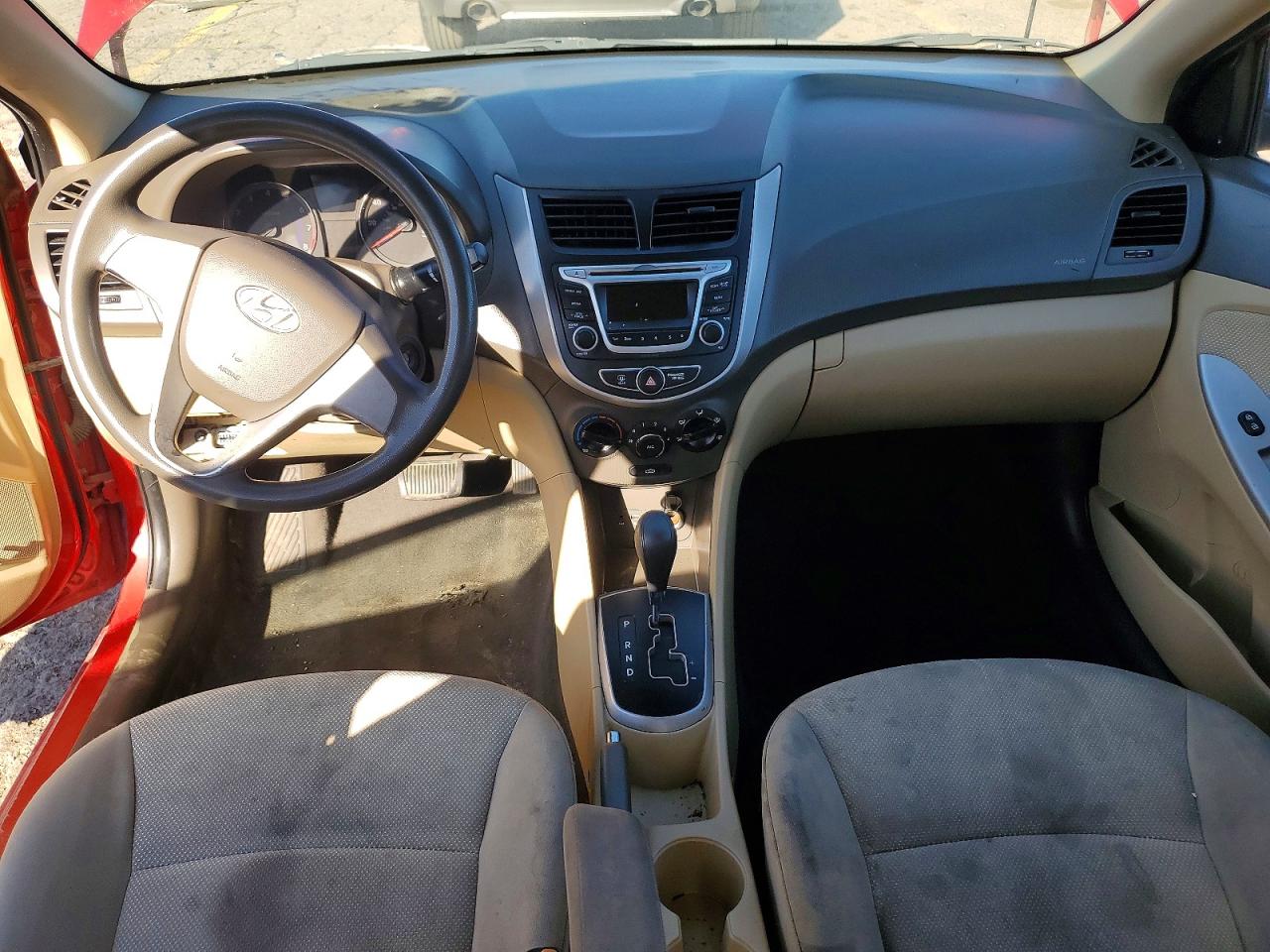 2014 Hyundai Accent Gls Red vin: KMHCT4AEXEU777223