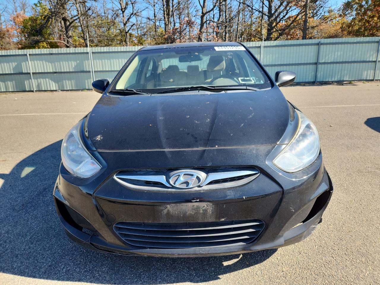 2014 Hyundai Accent Gls Black vin: KMHCT4AEXEU777559