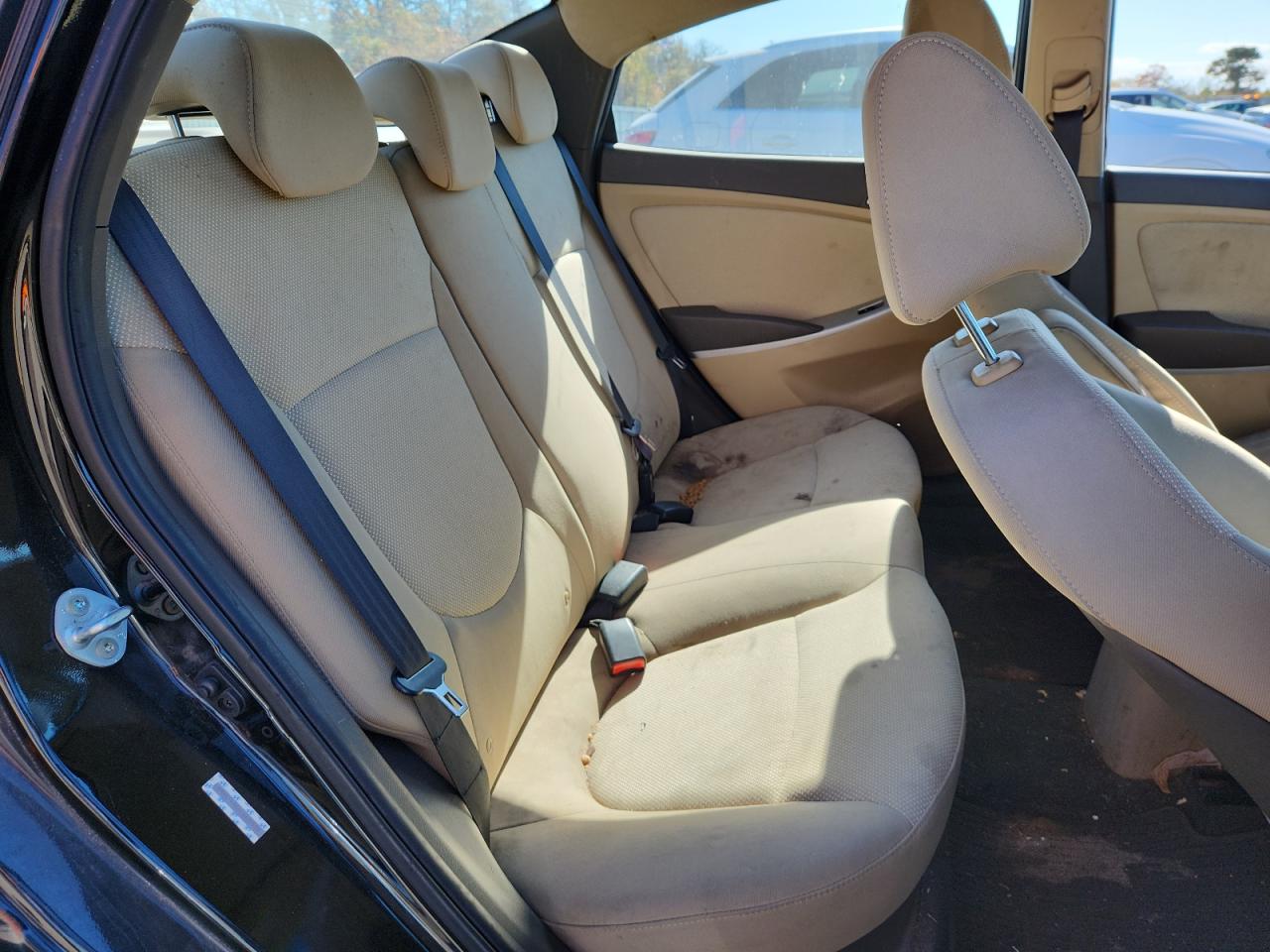 2014 Hyundai Accent Gls Black vin: KMHCT4AEXEU777559