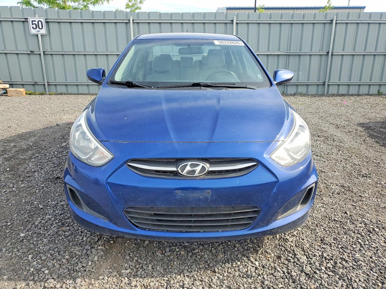 2015 Hyundai Accent Gls Blue vin: KMHCT4AEXFU815082