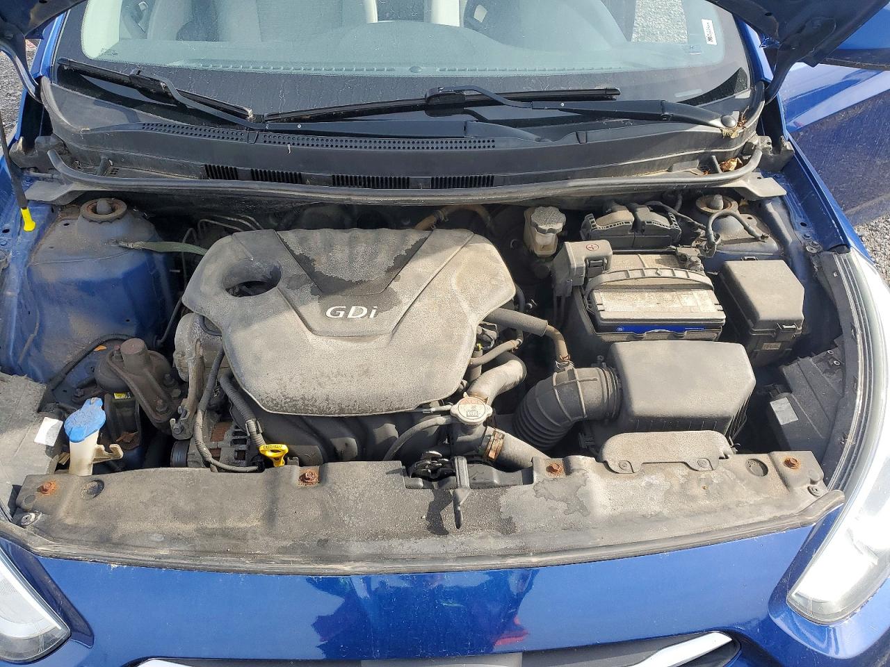 2015 Hyundai Accent Gls Blue vin: KMHCT4AEXFU815082