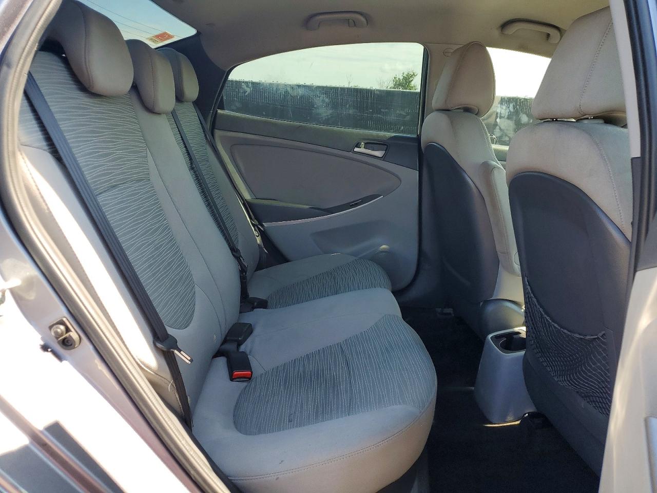 2015 Hyundai Accent Gls Gray vin: KMHCT4AEXFU847269
