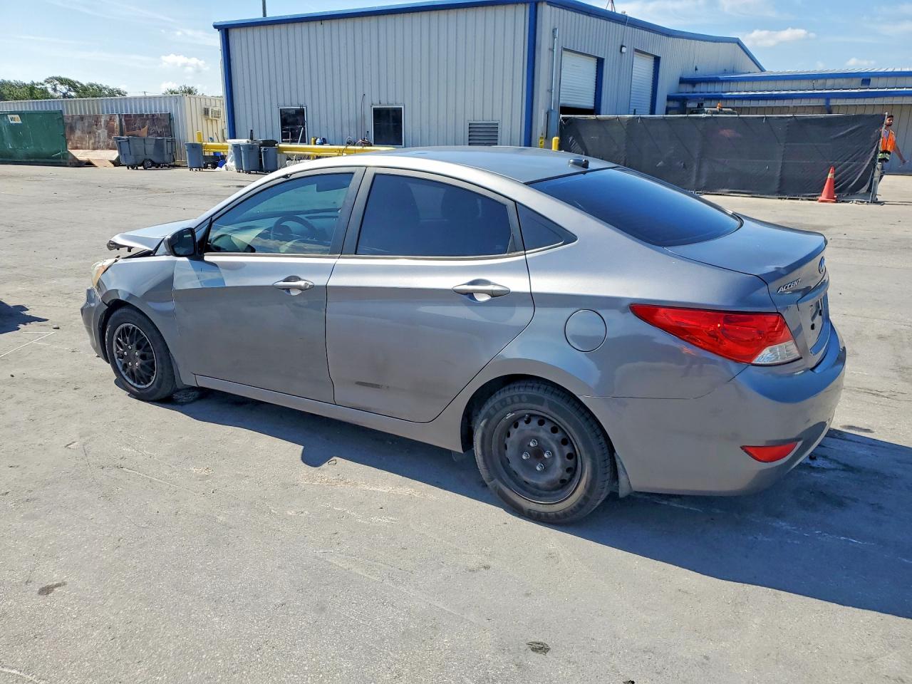 2015 Hyundai Accent Gls Gray vin: KMHCT4AEXFU847269
