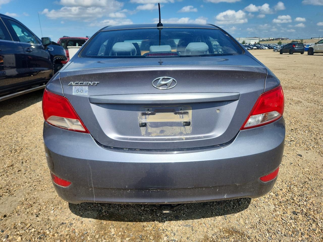 2015 Hyundai Accent Gls Gray vin: KMHCT4AEXFU853718