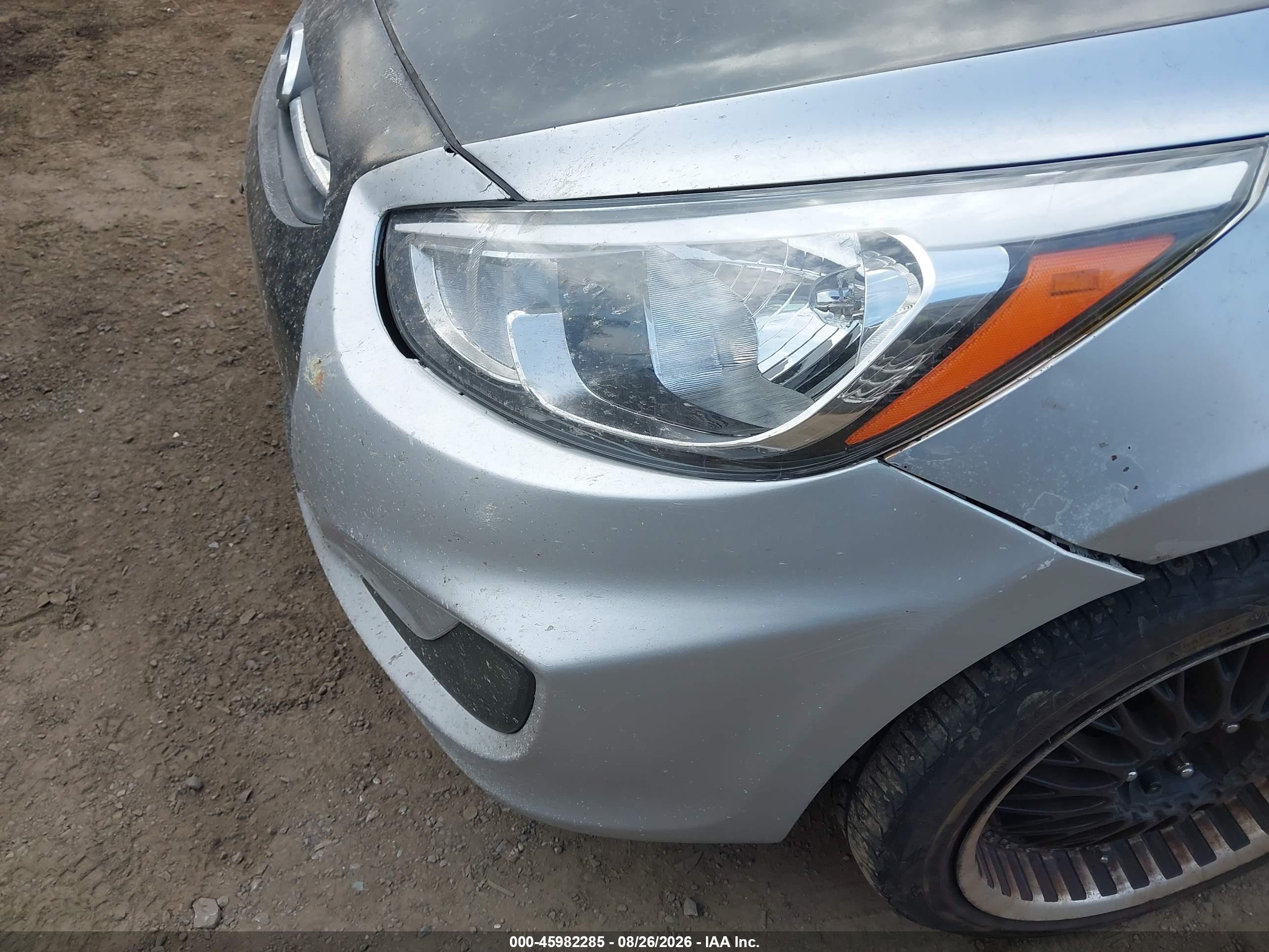 2015 Hyundai Accent Gls Silver vin: KMHCT4AEXFU866517