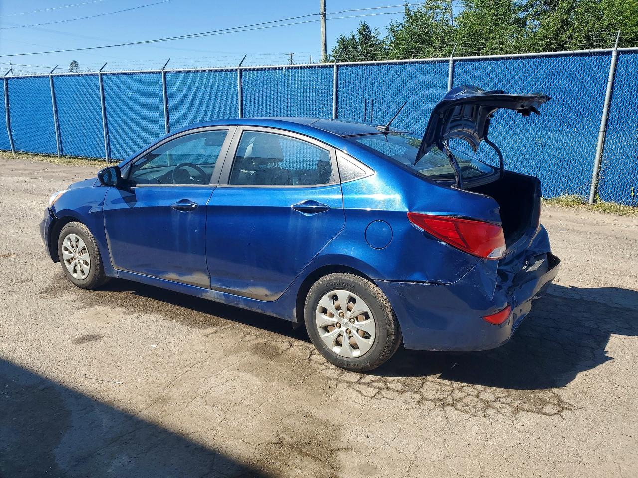2015 Hyundai Accent Gls Blue vin: KMHCT4AEXFU897377